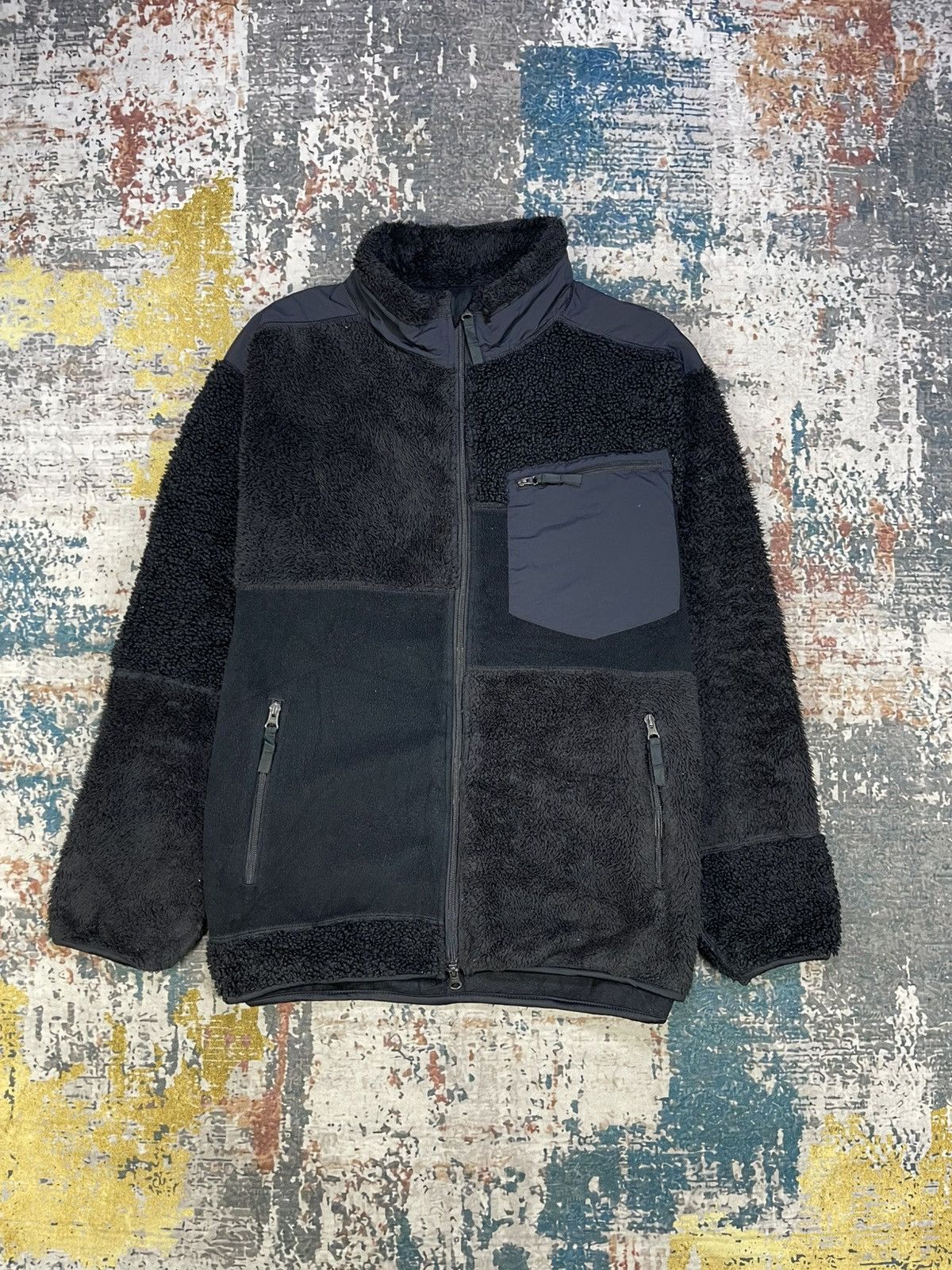 Engineered Garments × Uniqlo Engineered Garments x Uniqlo Multi Fleece Jacket Size US XL / EU 56 / 4 - 2 Thumbnail