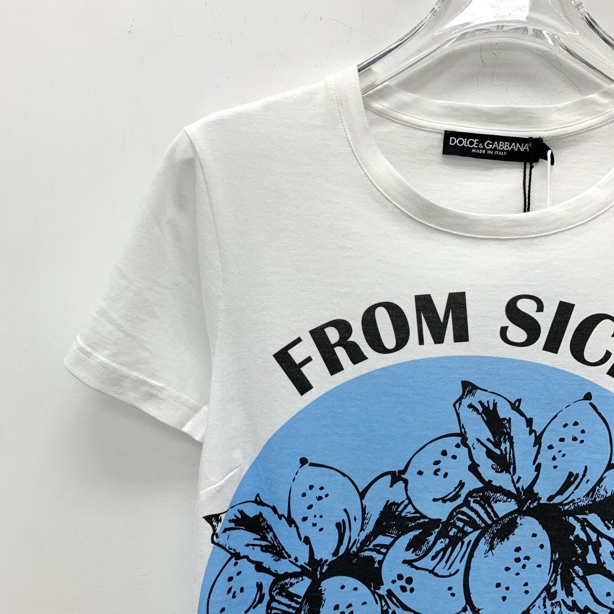 Dolce & Gabbana Dolce & Gabbana Letter Print Short Sleeve T-Shirt K26WX Size US L / EU 52-54 / 3 - 3 Thumbnail