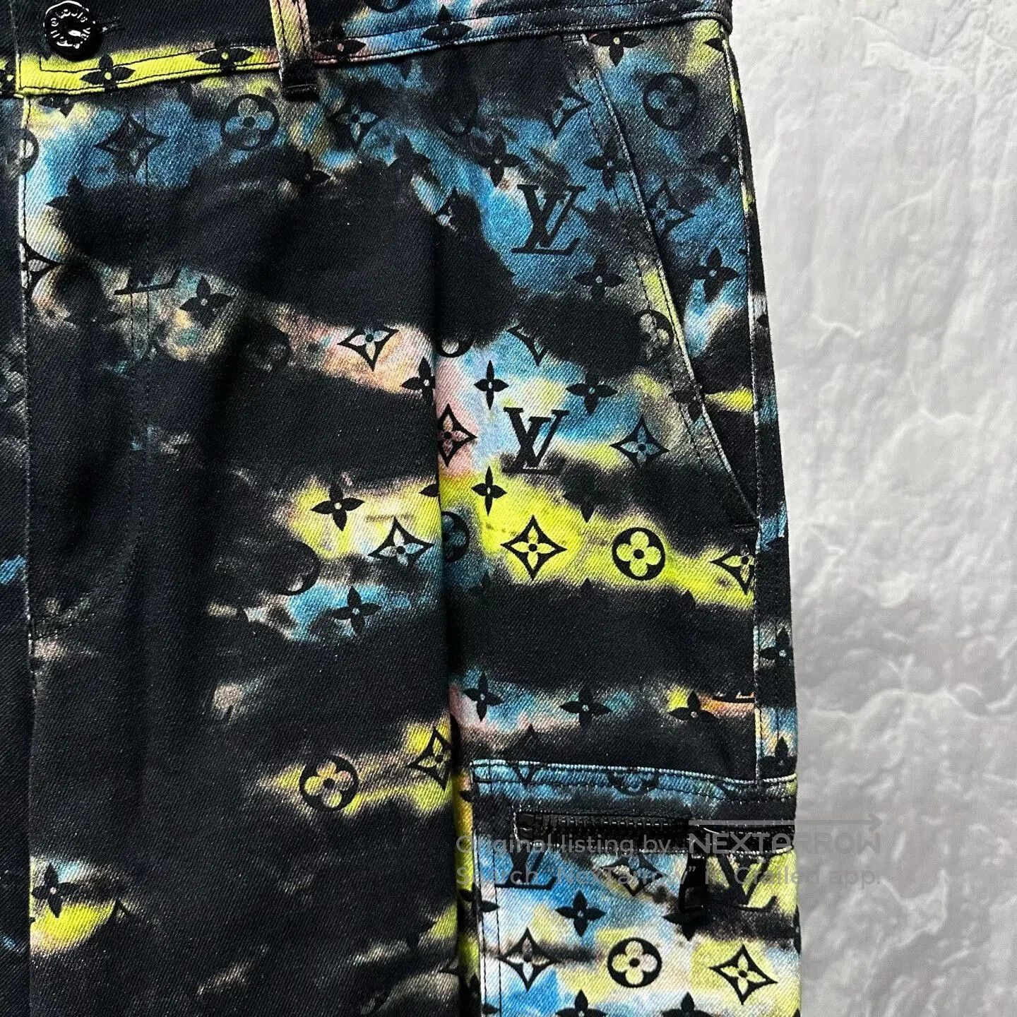 Louis Vuitton louis vuitton colorful denim cargo pants. Size US 38 / EU 54 - 3 Thumbnail