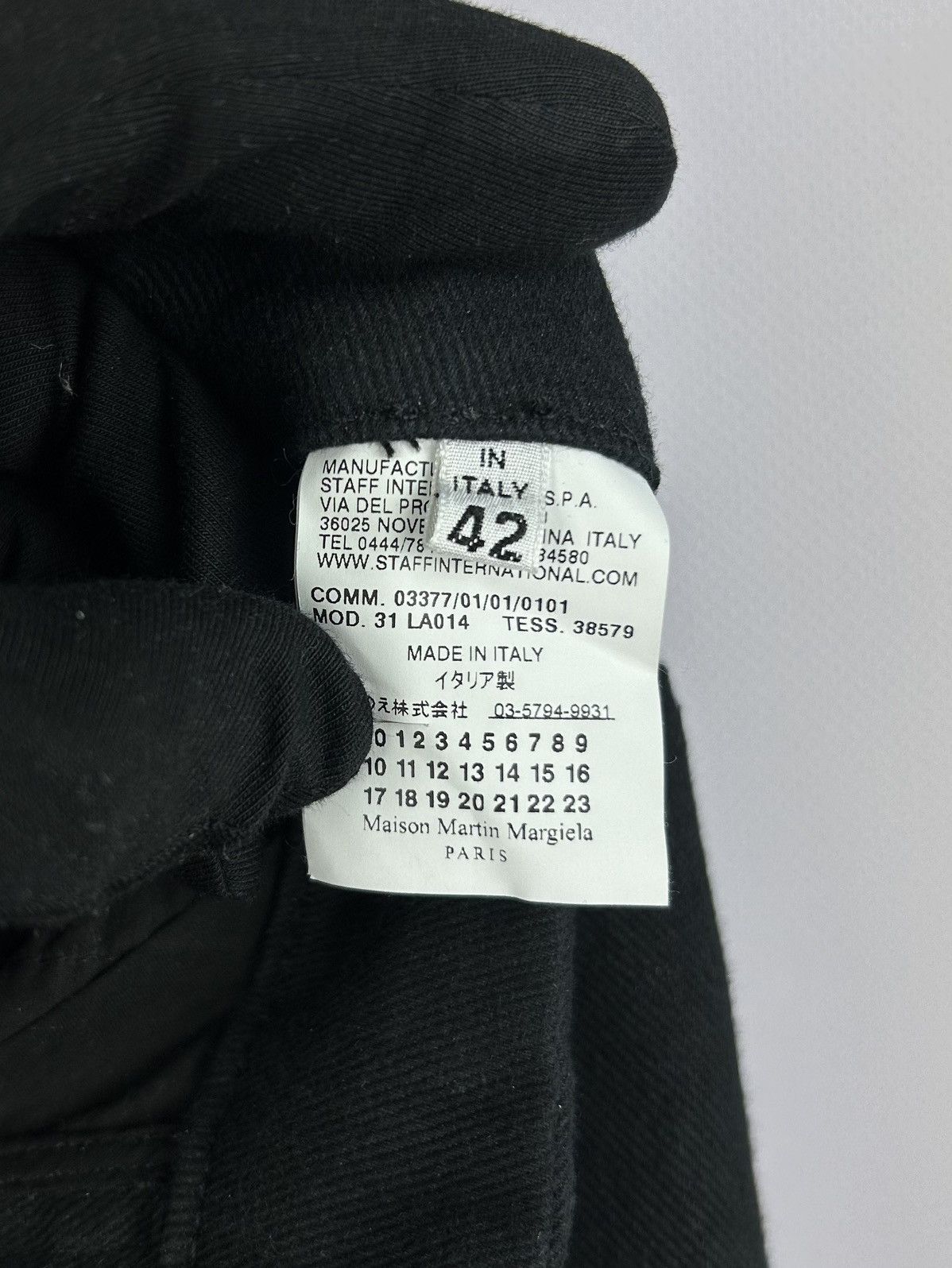 Maison Margiela Maison Margiela S/S 2010 Flat Front Black Pants Size IT42 Size 28" / US 6 / IT 42 - 8 Thumbnail