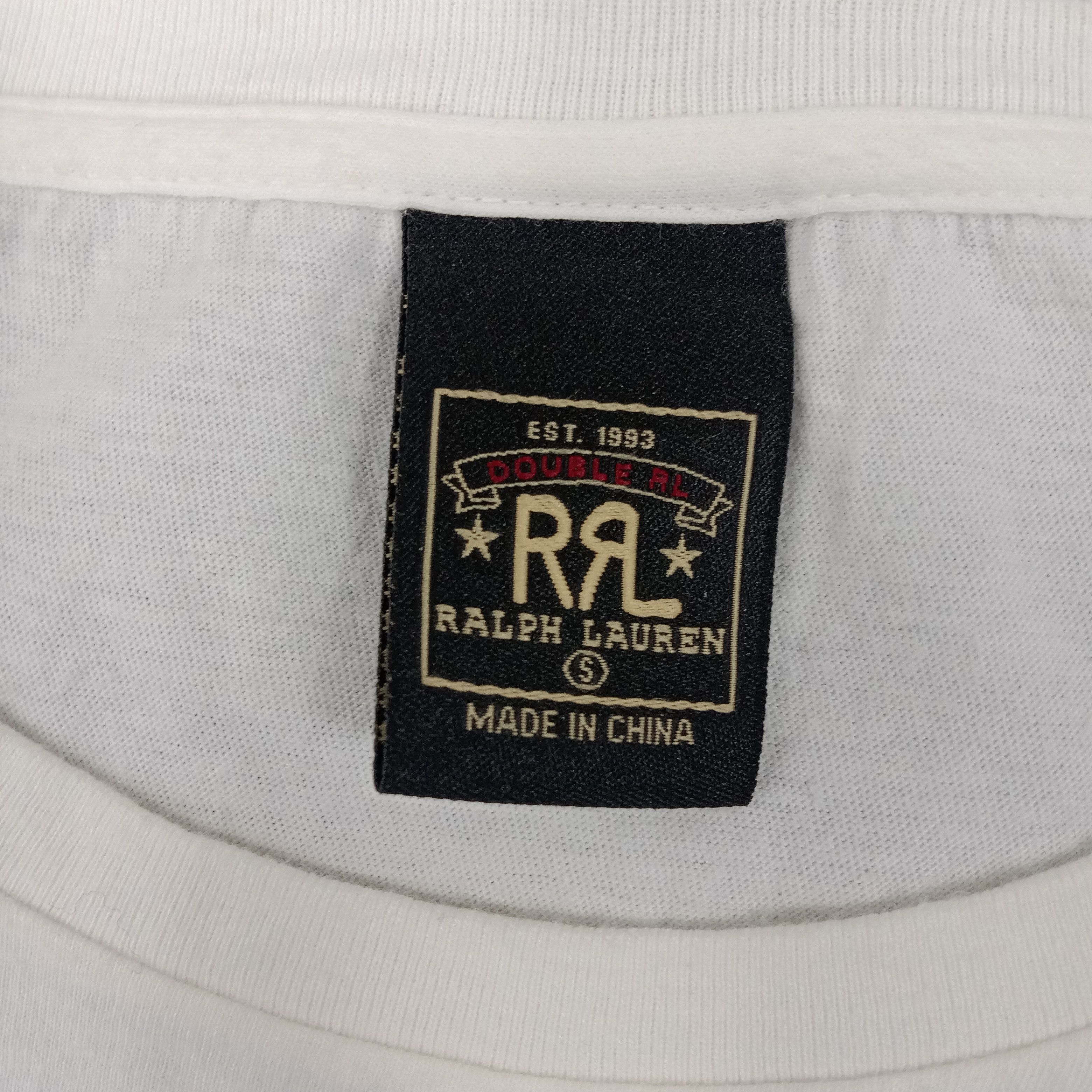 Ralph Lauren × Vintage Ralph Lauren American Style RRL Logo Tshirt Size US S / EU 44-46 / 1 - 3 Thumbnail