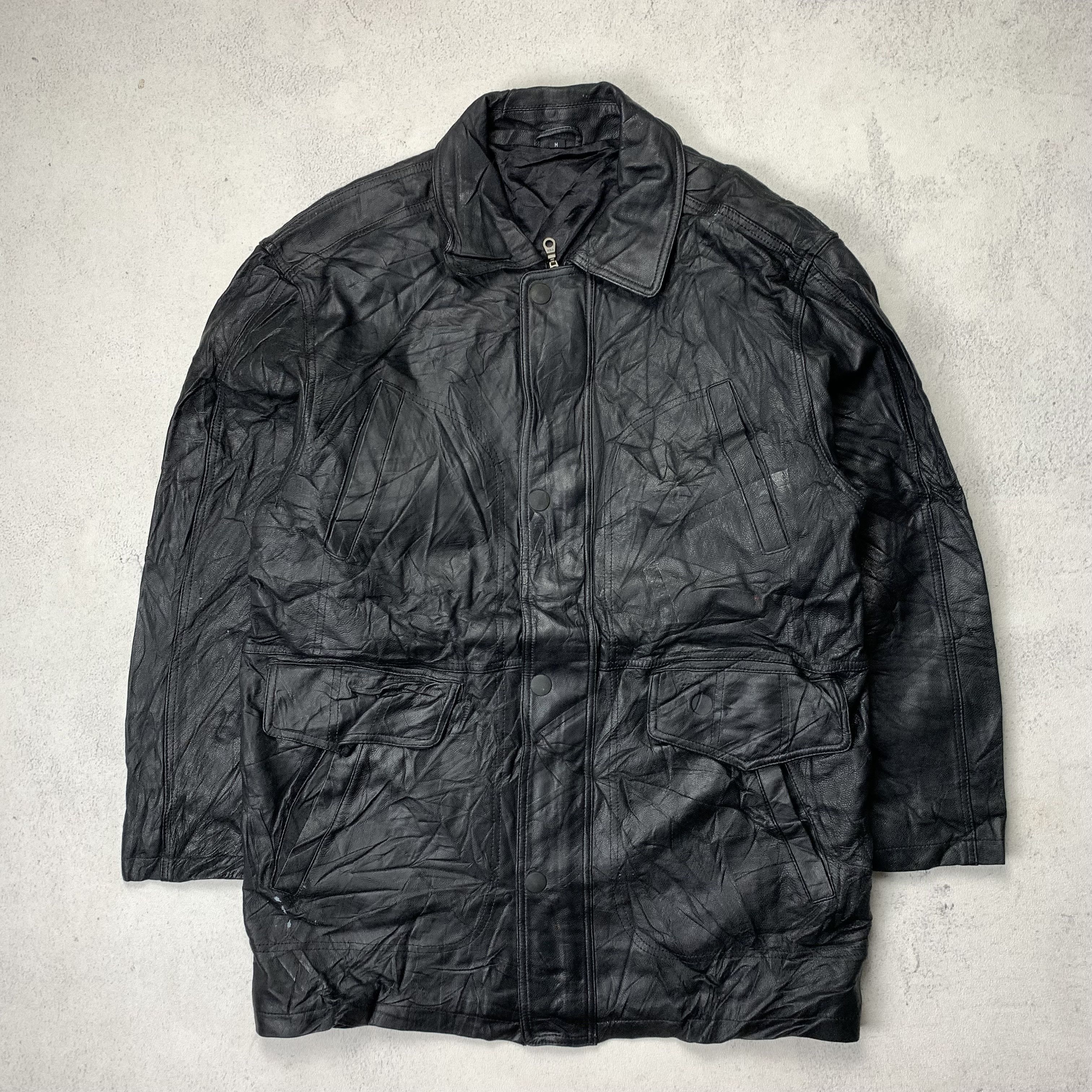 Genuine Leather A.A.Z Art Airy Zone Leather Jacket Coat Size US M / EU 48-50 / 2 - 1 Thumbnail