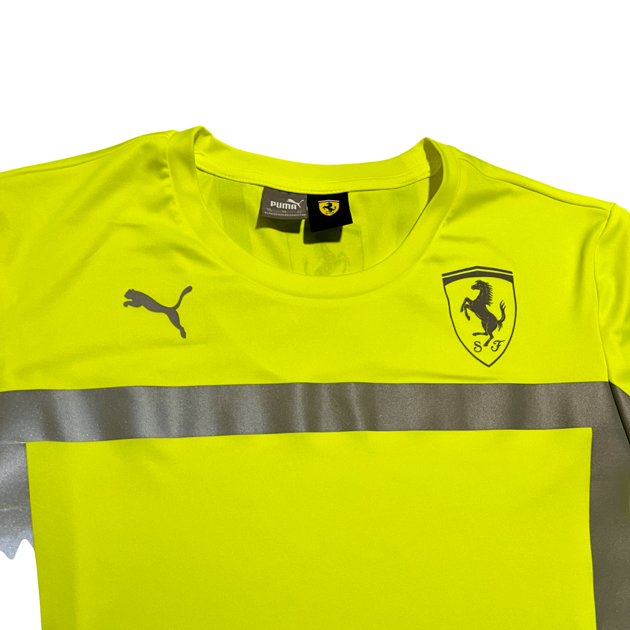 Puma Puma x Ferrari Yellow Vintage Soccer Jersey Size US XS / EU 42 / 0 - 3 Thumbnail