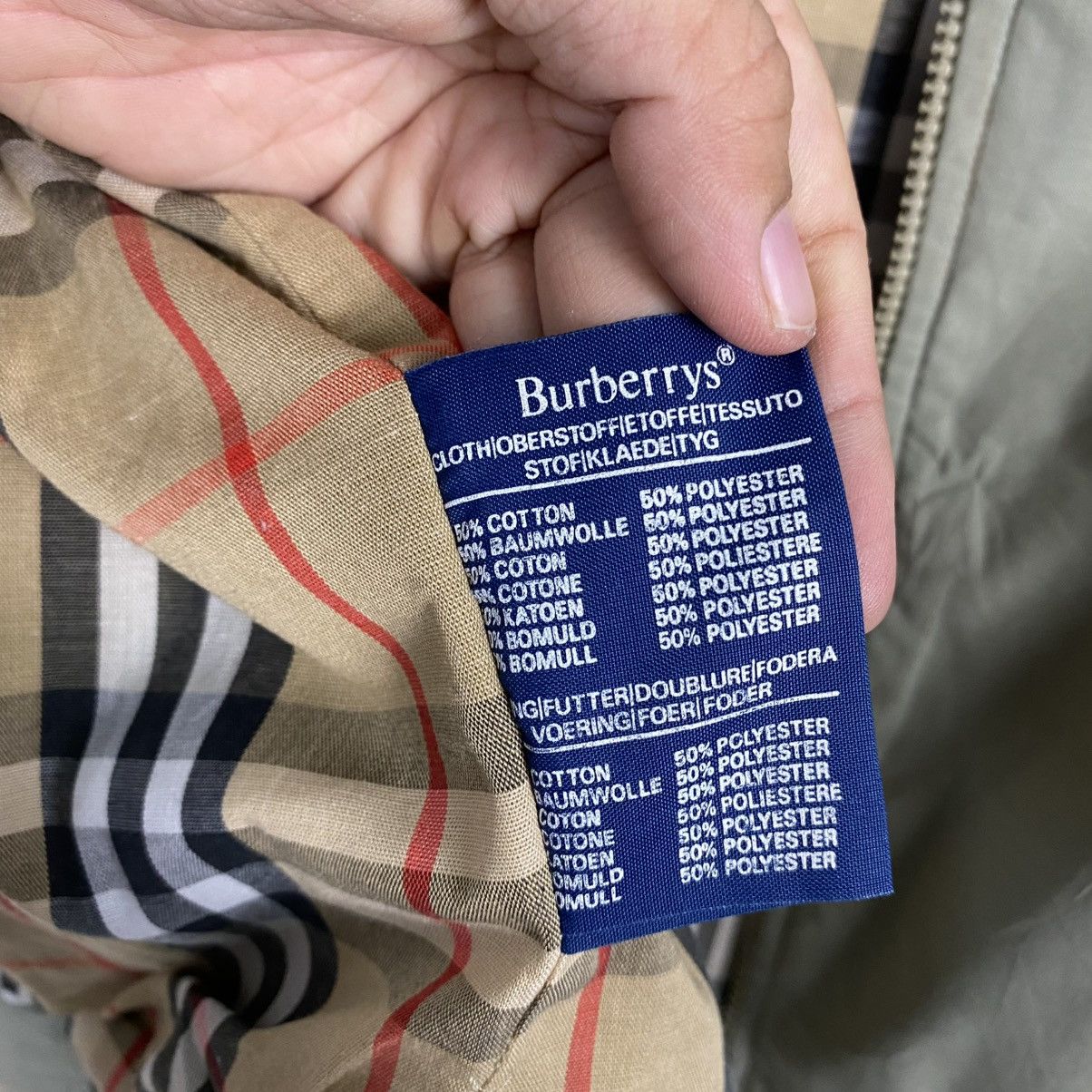 Burberry 🔥VINTAGE BOMBER JACKET BURBERRYS MADE IN ENGLAND NOVA CHECK Size US M / EU 48-50 / 2 - 20 Thumbnail