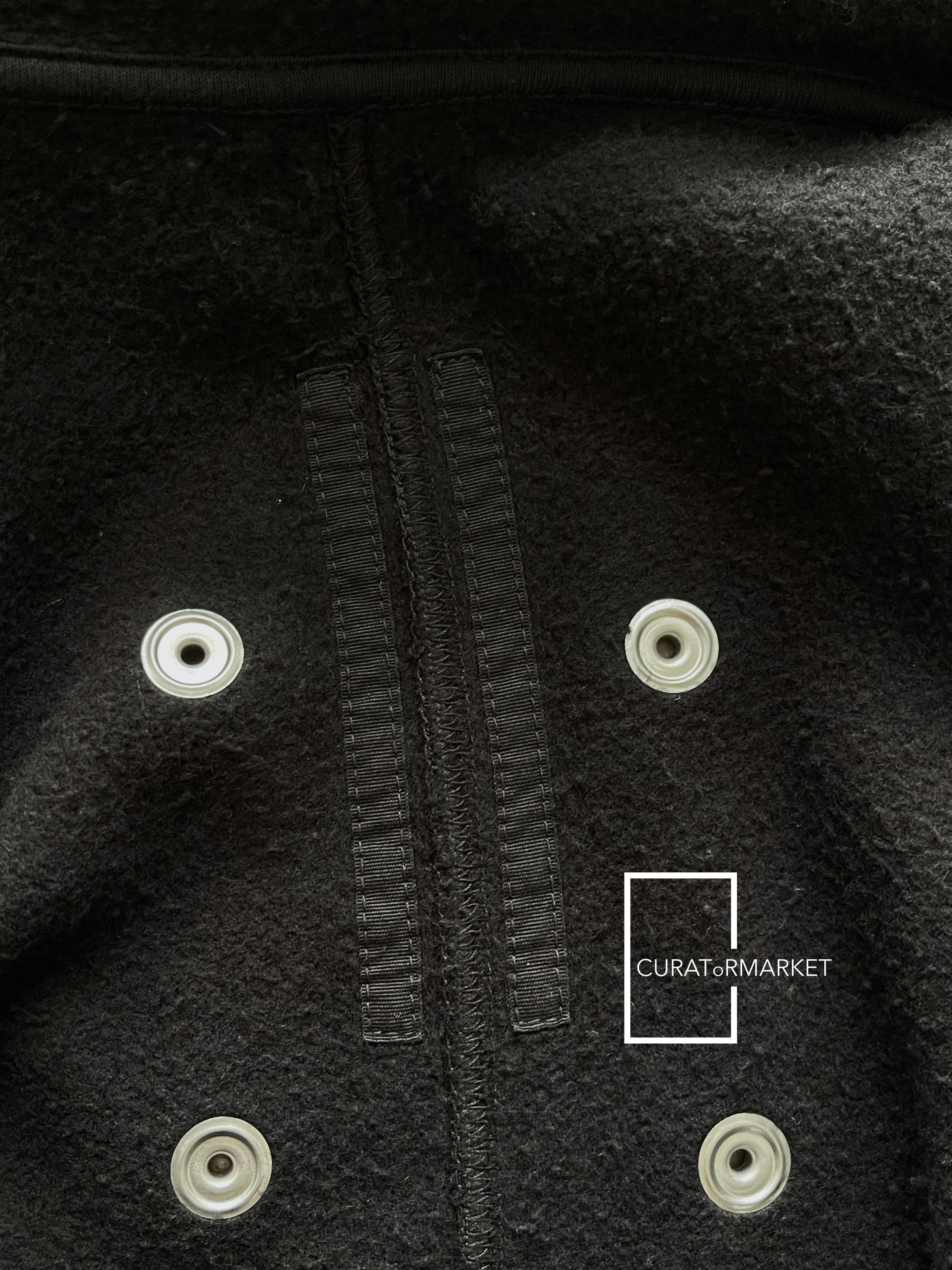 Rick Owens Drkshdw Jumbo Gimp Hoodie Press Stud Button Sealed Zip SS24 Lido Size US S / EU 44-46 / 1 - 20 Thumbnail
