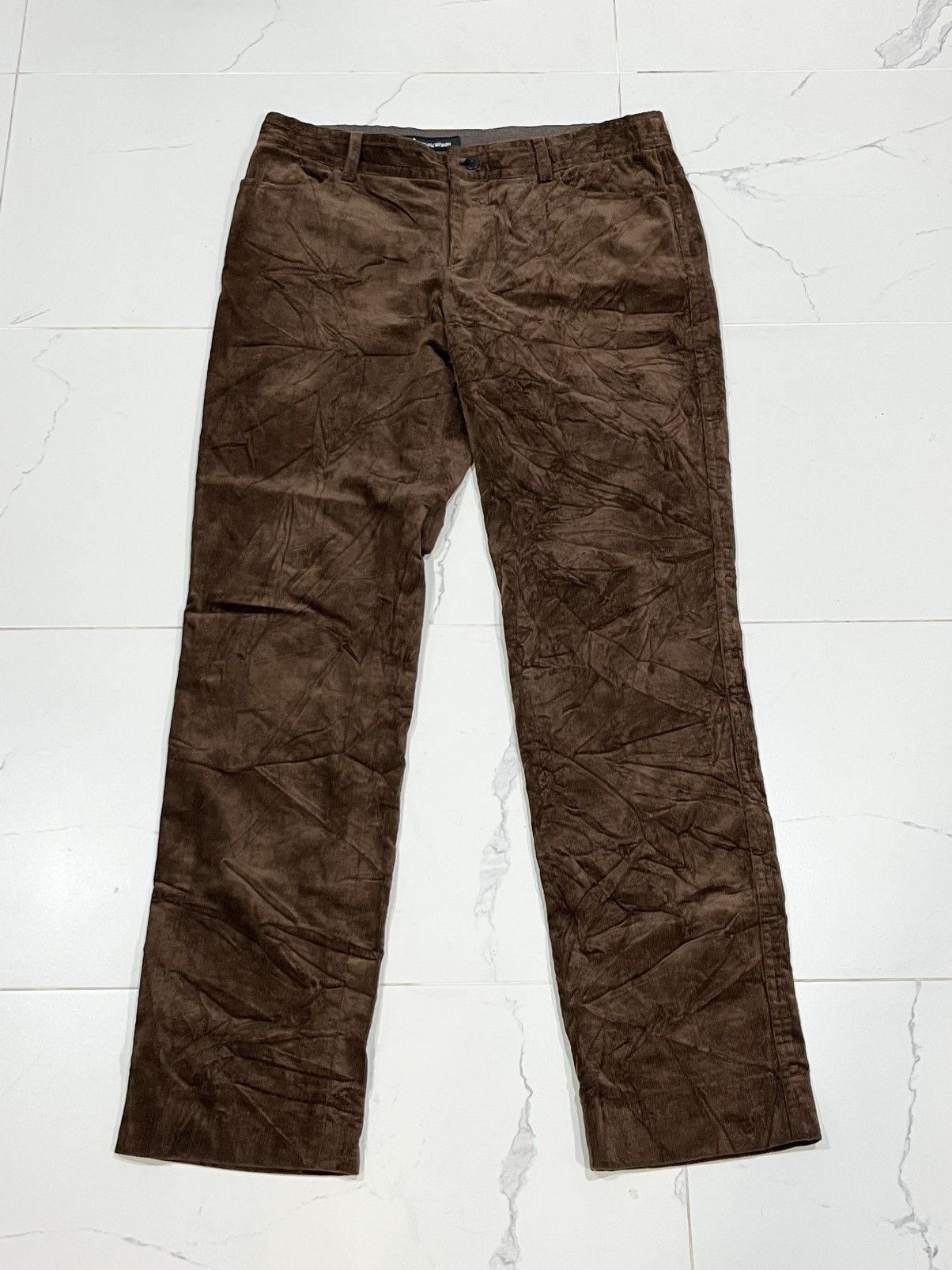 Aquascutum Aquascutum Japan Corduroy Trousers Brown Classic Pants Size US 30 / EU 46 - 1 Thumbnail