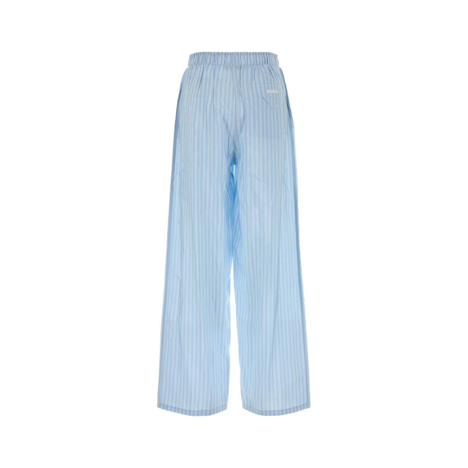Prada PRADA Blue Embroidered Silk Pyjama Pants New & Authentic (Wo Size 26" / US 2 / IT 38 - 2 Thumbnail