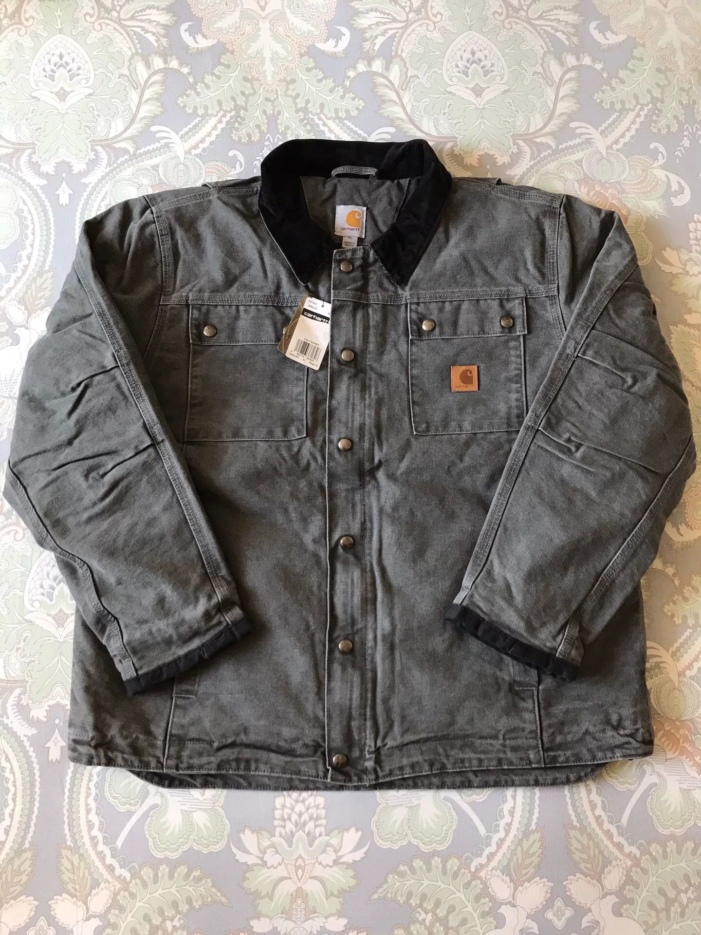 Carhartt Carhartt 103194 Gravel Gray Work Jacket Size US XL / EU 56 / 4 - 1 Thumbnail