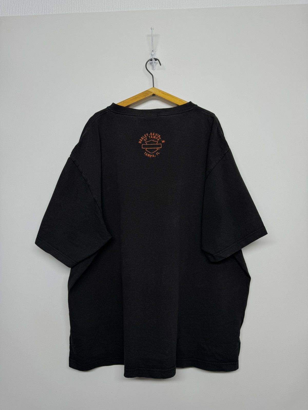 Harley Davidson Vintage Y2K Harley Davidson Skull & Wings Tee Size US XXL / EU 58 / 5 - 7 Thumbnail