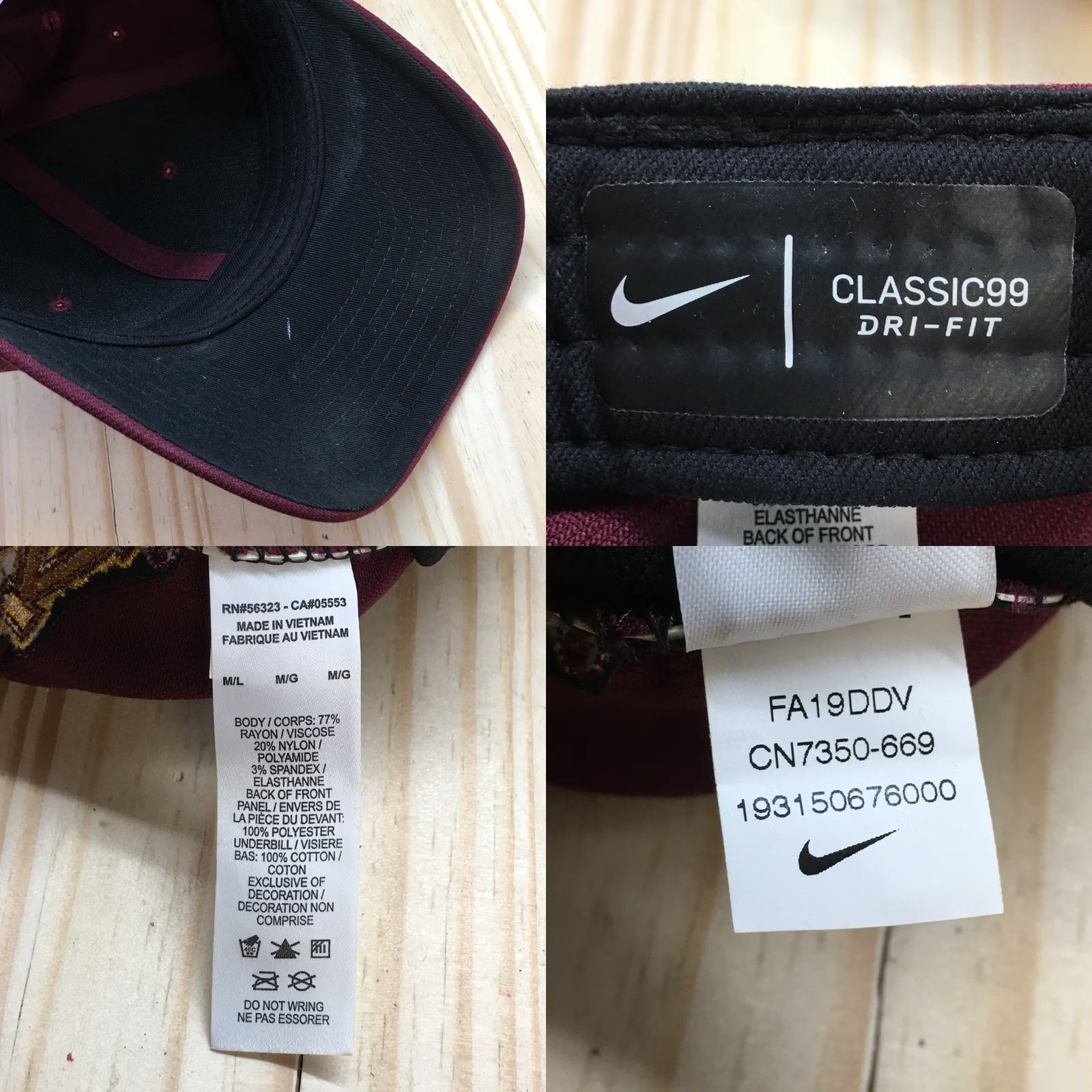 Nike Nike Minnesota Gophers Baseball Cap Mens Red OS Embroidered Logo Curved Brim Size ONE SIZE - 9 Thumbnail