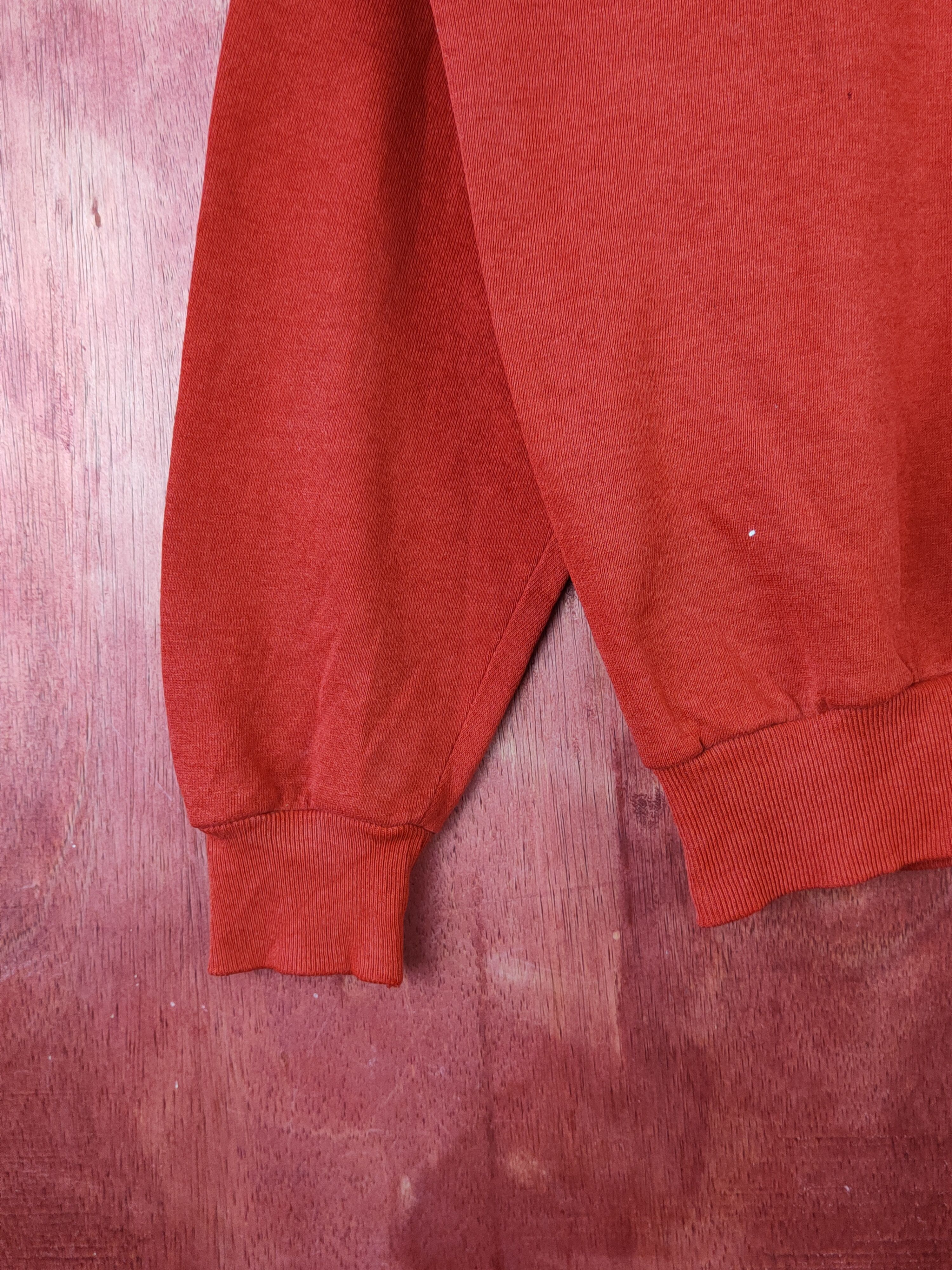 Japanese Brand Jerzees Red vintage Sweatshirts #S1859 Size US M / EU 48-50 / 2 - 5 Thumbnail