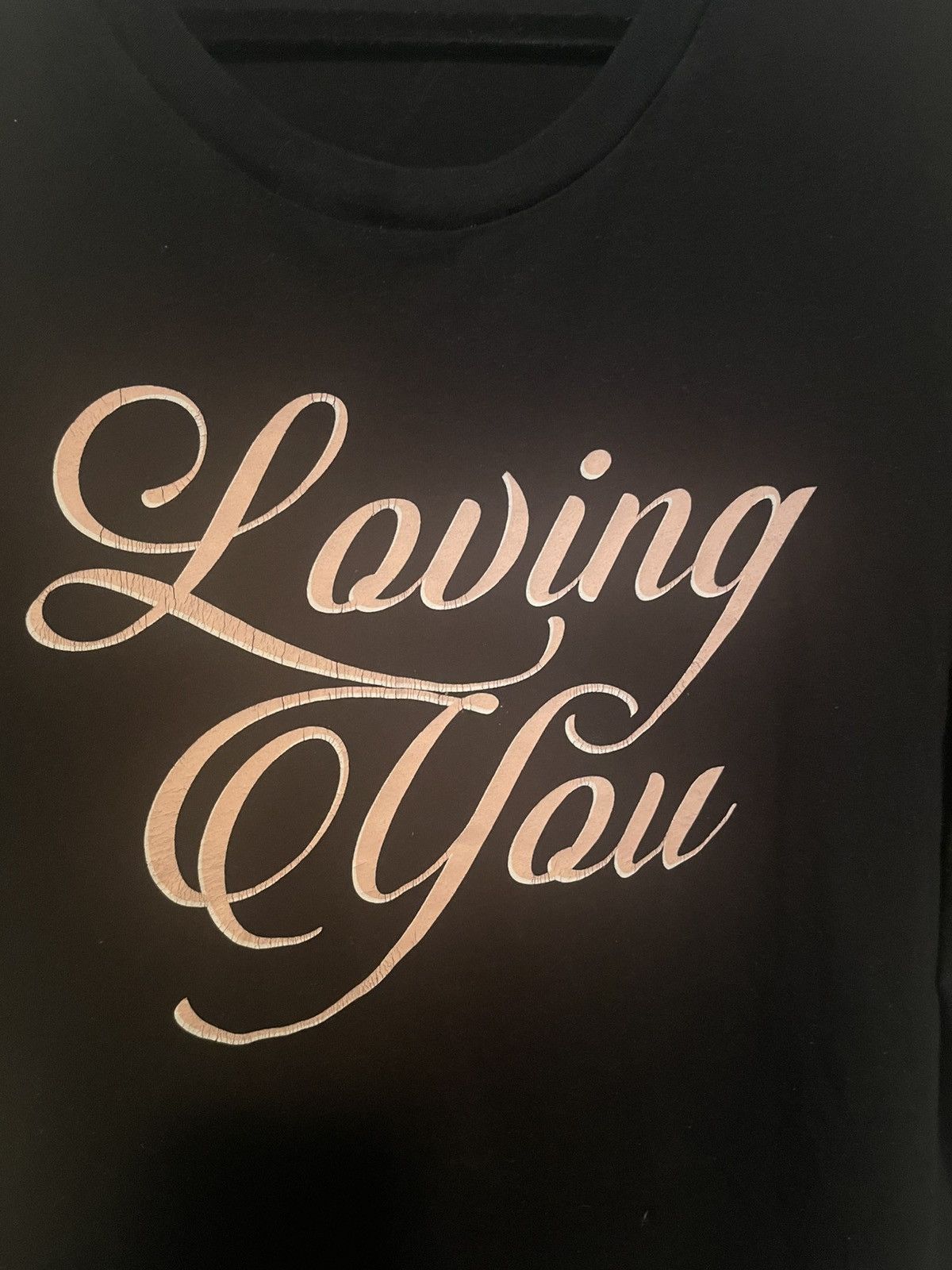 Amiri Loving You Black Graphic Tee Size US L / EU 52-54 / 3 - 4 Thumbnail