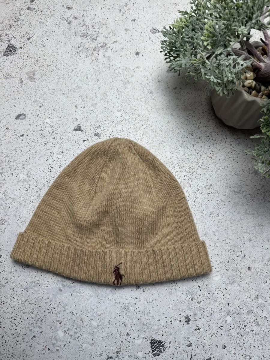 Polo Ralph Lauren × Vintage Winter hat Polo Ralph Lauren Vintage Red Horse Size ONE SIZE - 1 Thumbnail