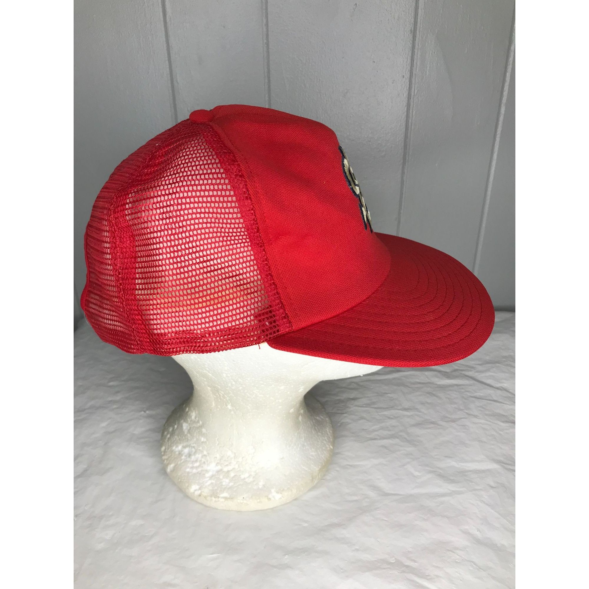 MLB × Vintage Vintage 80's St. Louis Cardinals Trucker Mesh Snapback hat c Size ONE SIZE - 4 Thumbnail