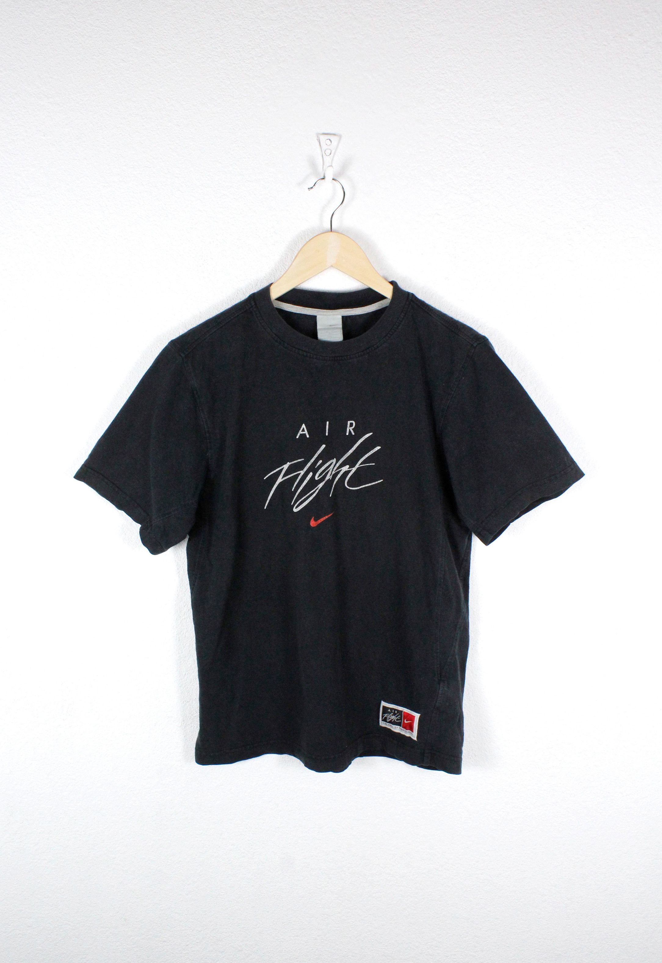 Jordan Brand × Nike × Vintage Vintage 90s Nike Air Flight Jordan Logo Graphic Tee T-shirt Size US S / EU 44-46 / 1 - 1 Thumbnail