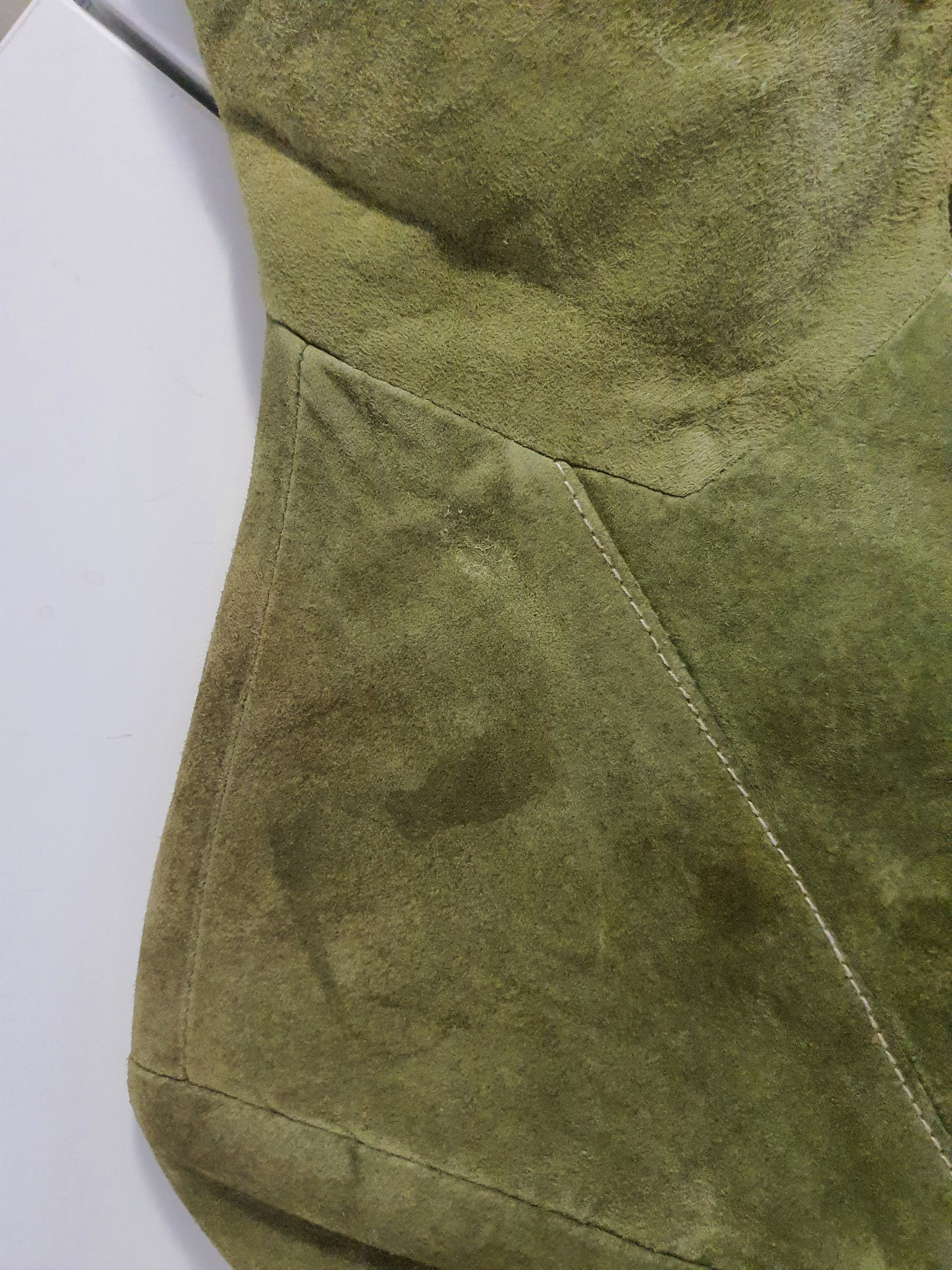 Genuine Leather Suede Leather Blazer Sports Coat Jacket - Boho - Sz EU 38 Size M / US 6-8 / IT 42-44 - 9 Thumbnail