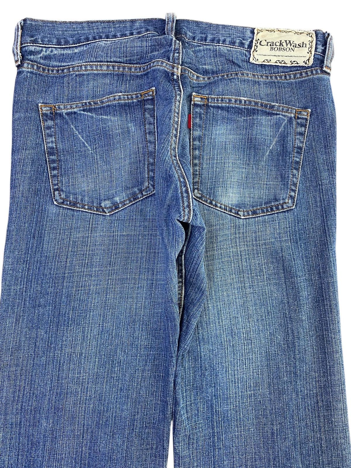 Japanese Brand Japanese Brand Light Blue Wash Whiskered Style Flare Jeans Size US 32 / EU 48 - 4 Thumbnail