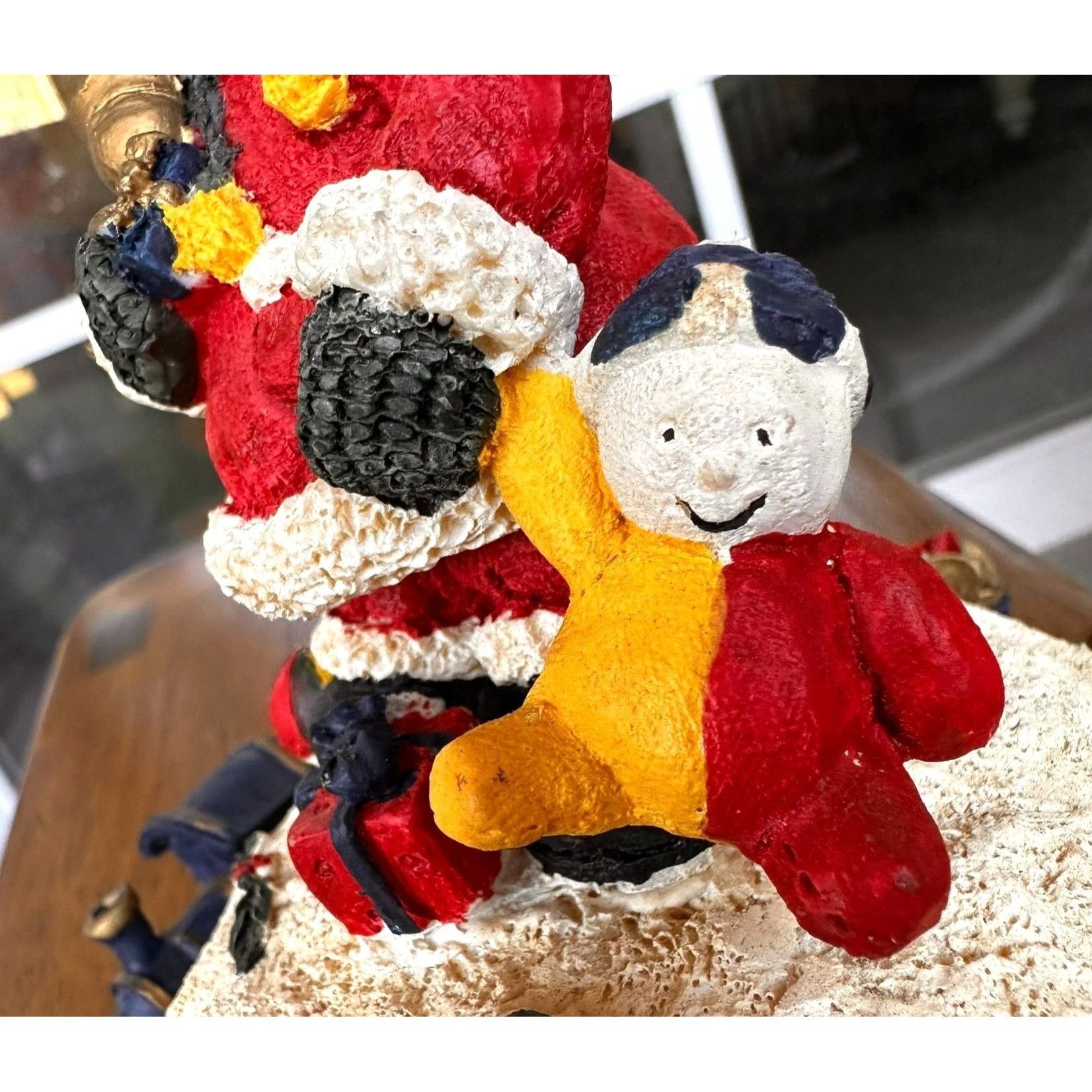 Handmade × Vintage VTG Musical Bear with Train Wind Up Christmas Holiday Collec Size ONE SIZE - 5 Thumbnail