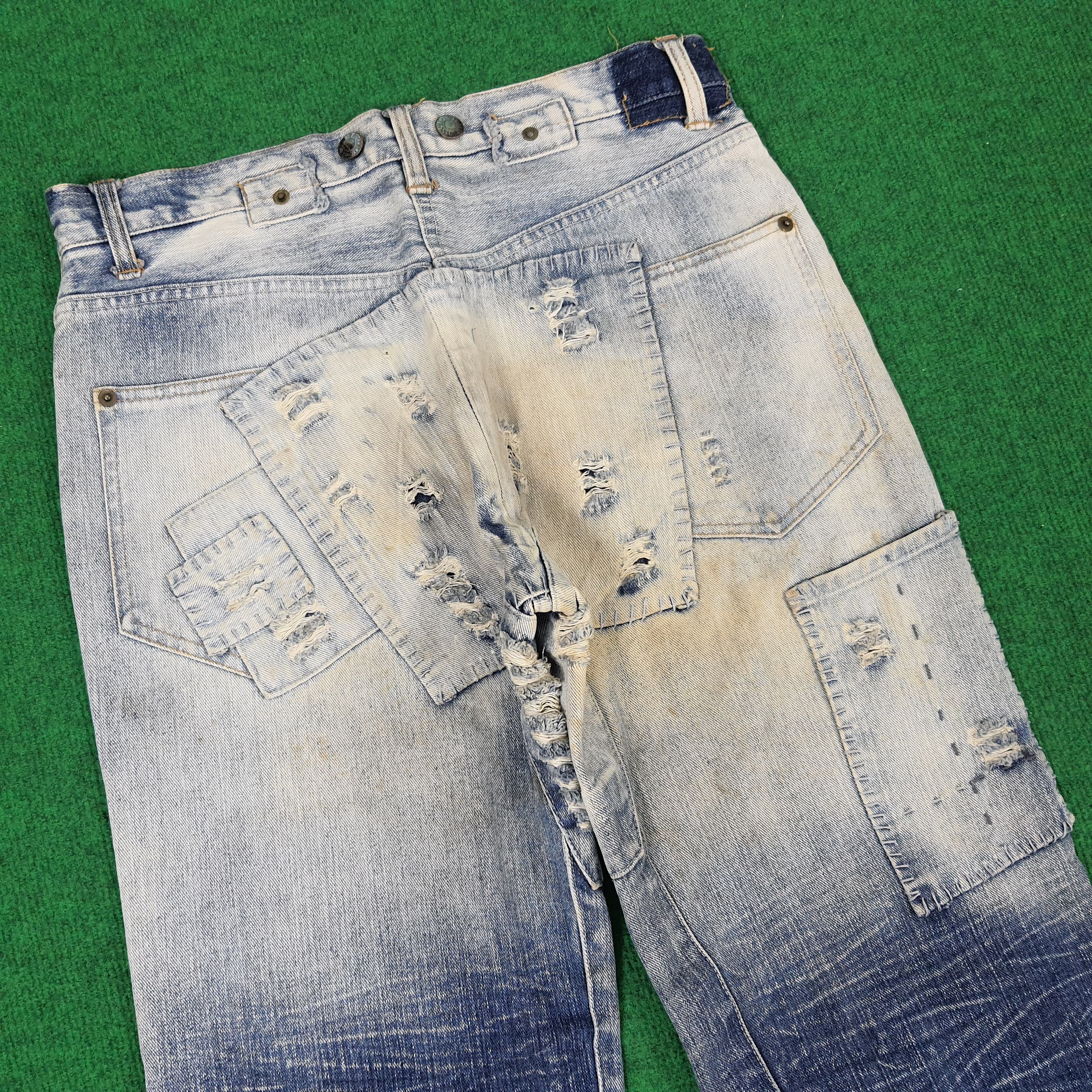 Designer × Satisfy × Vintage Vintage Satisfy Denim Rework Style Jeans Size US 30 / EU 46 - 6 Thumbnail