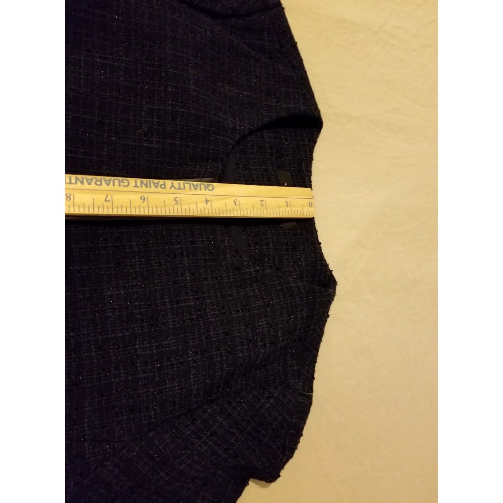 Ann Taylor Womens Ann Taylor Blazer Shirt Jacket 8 Navy Blue Cotton Sports 3-in-1 Womens Mens Size M / US 6-8 / IT 42-44 - 6 Thumbnail