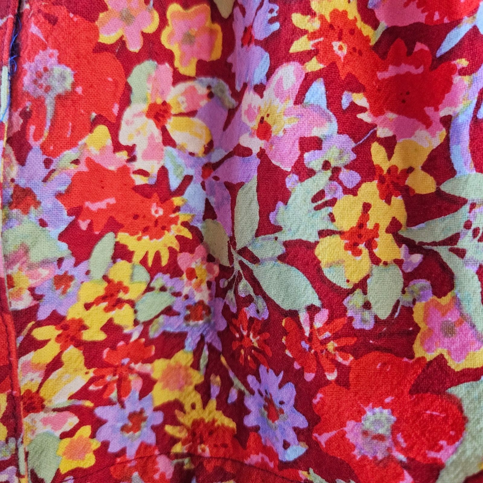 Free People NWT Free People James Smock Crop Top Sz. XS [0-2] Poppy Size XS / US 0-2 / IT 36-38 - 4 Thumbnail