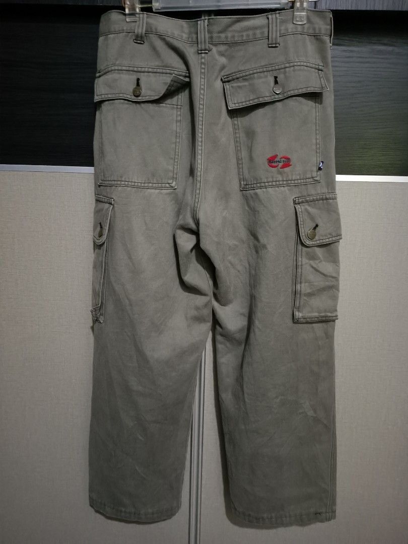 Designer × Vintage Vintage barrell roll street clothing cargo baggy pants Size US 32 / EU 48 - 3 Thumbnail