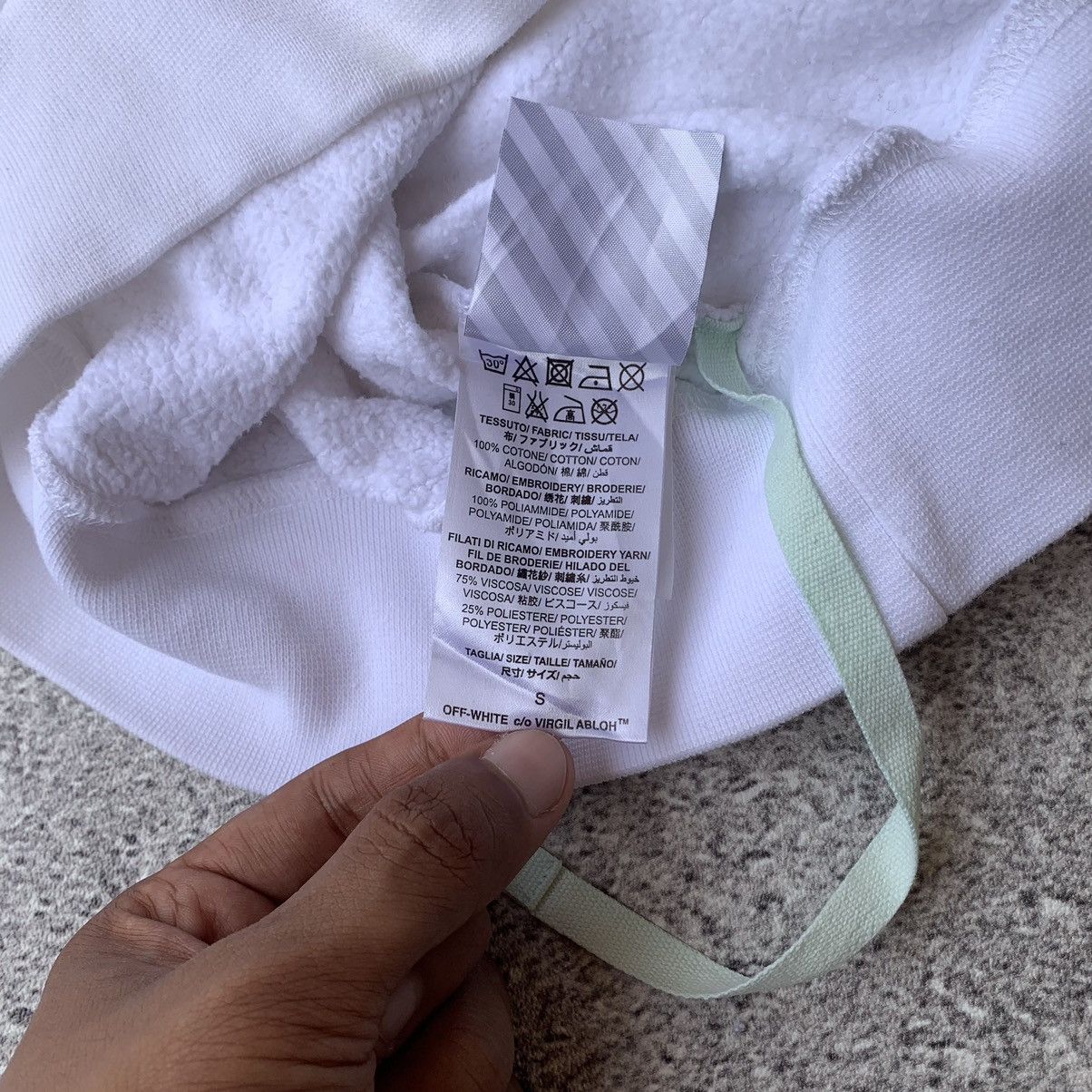 Off-White Off-White Charaf Tajer Scorpion Ss17 Sweatshirt Size US L / EU 52-54 / 3 - 8 Thumbnail