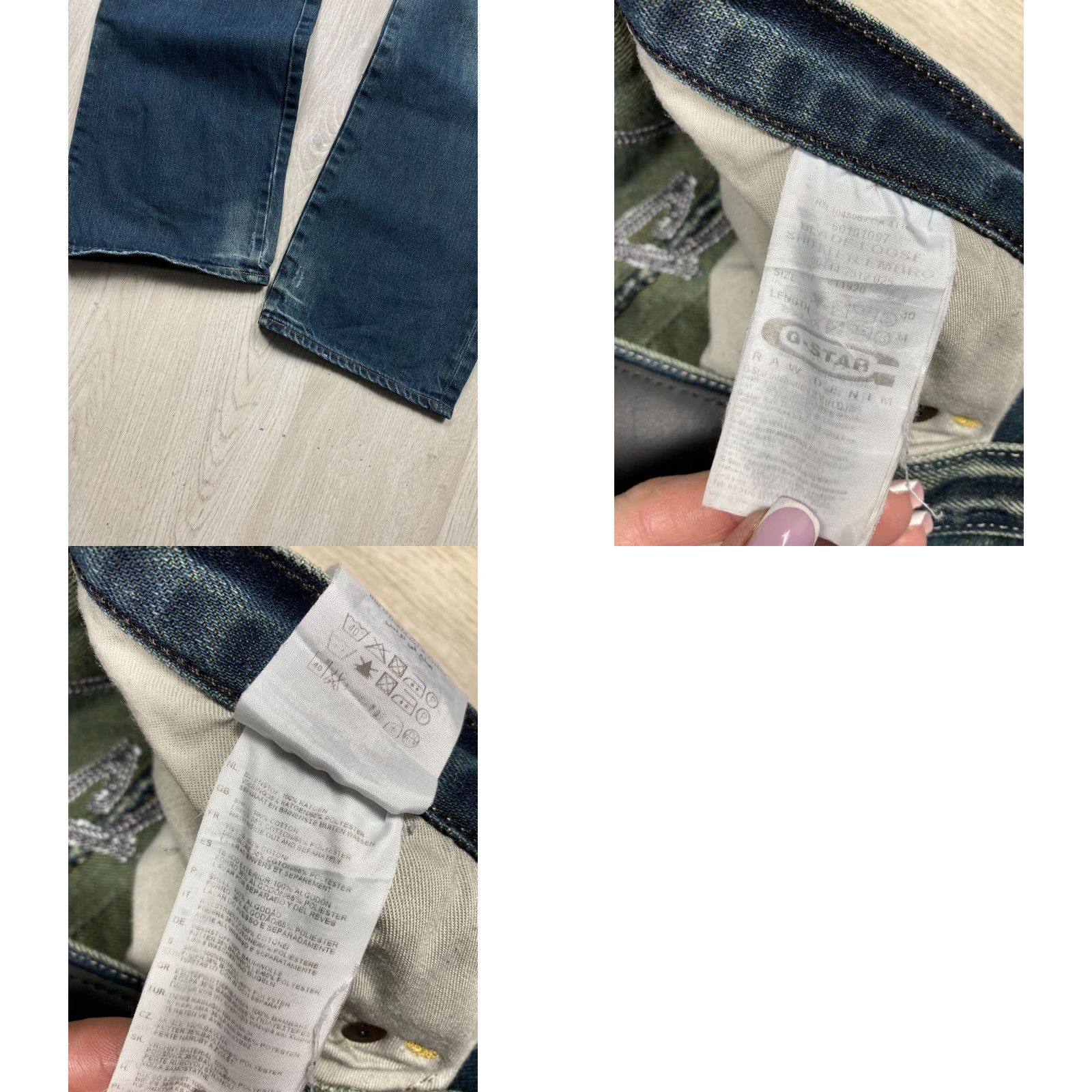 G-Star G-Star Jeans Blue Denim Pants 30 Regular Embroidered Logo Mens Size US 30 / EU 46 - 8 Thumbnail