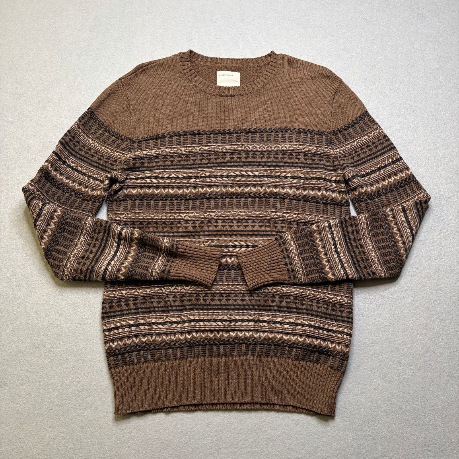 Life After Denim Life After Denim Sweater Men’s Medium Pattern Knit Crewneck Size US M / EU 48-50 / 2 - 1 Thumbnail