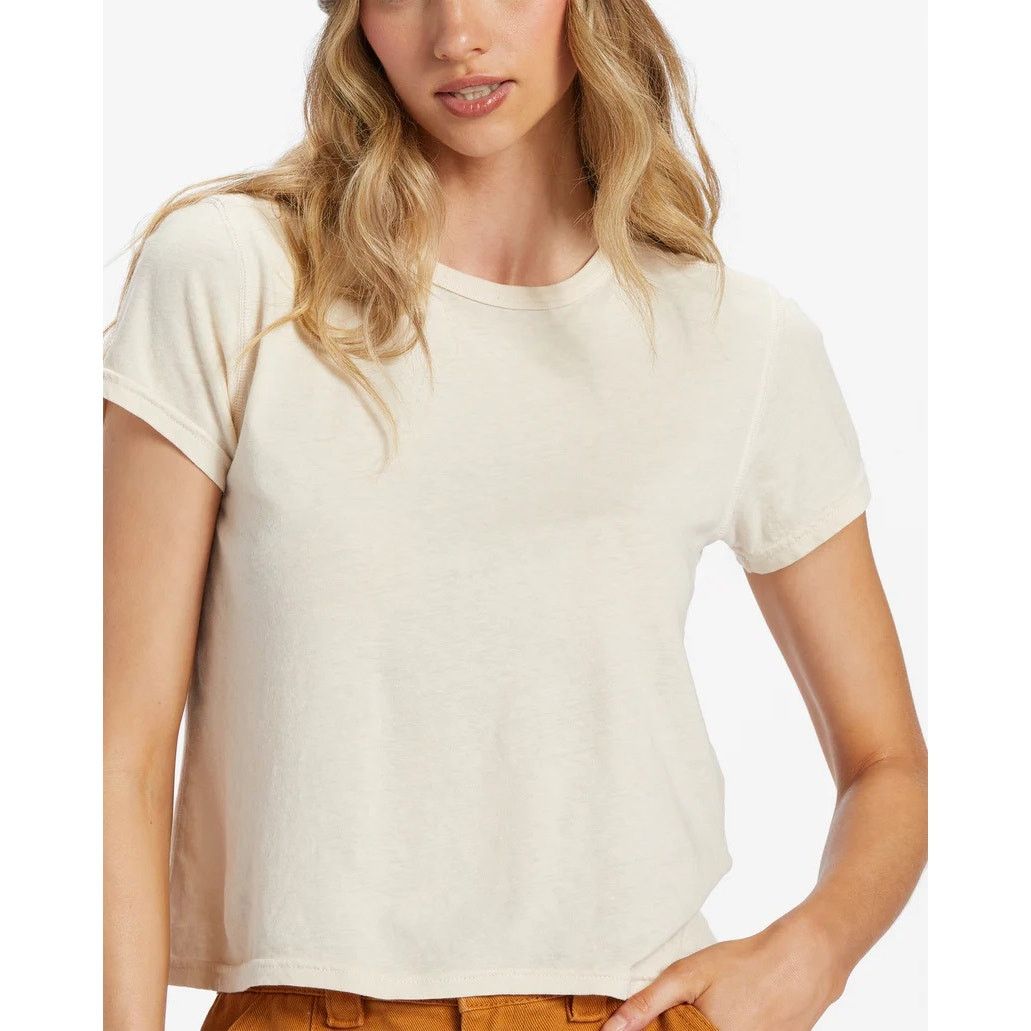 Billabong Billabong Women's Better Than Basic Solid Color Tee T-Shirt Size M / US 6-8 / IT 42-44 - 2 Thumbnail