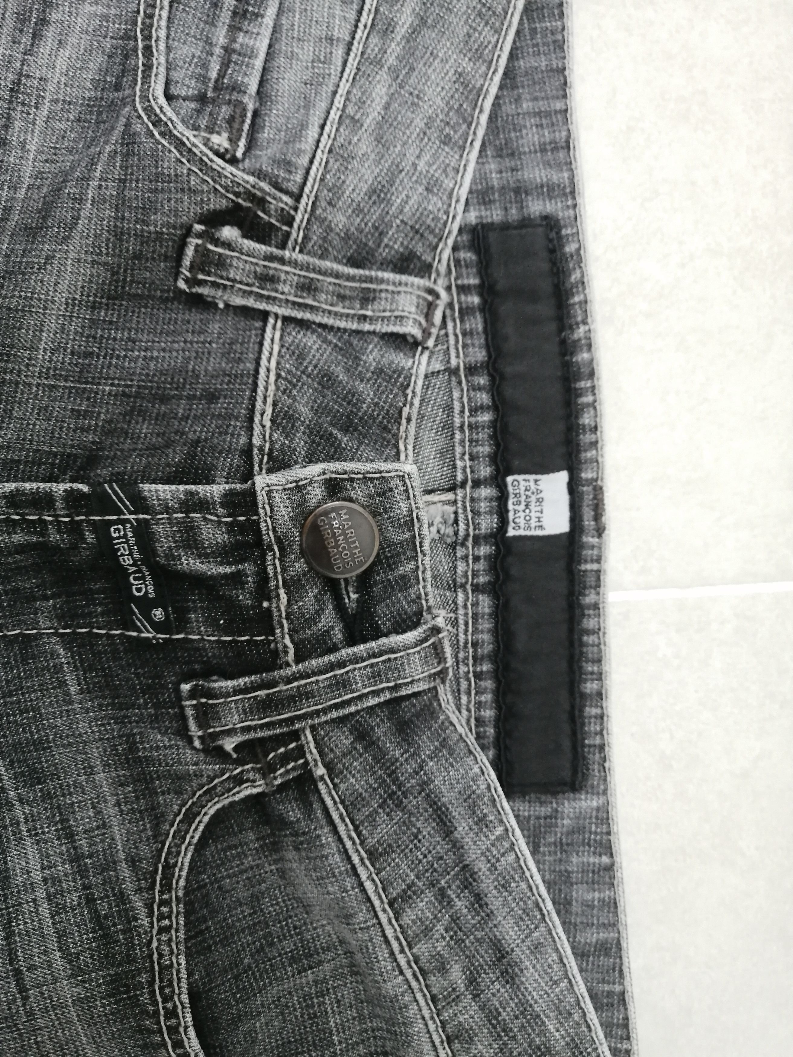 Marithe + Francois Girbaud × Vintage 💥Rare 💥Vtg Marithe francois girbaud flared bottom jeans Size 26" / US 2 / IT 38 - 10 Thumbnail