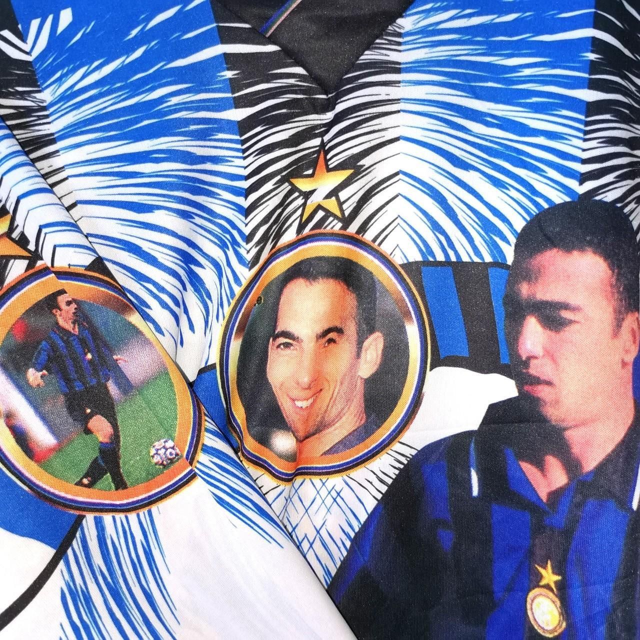 Other Inter Milan Italy 90s Fan Shirt Jersey DJORKAEEF France Size US XL / EU 56 / 4 - 3 Thumbnail