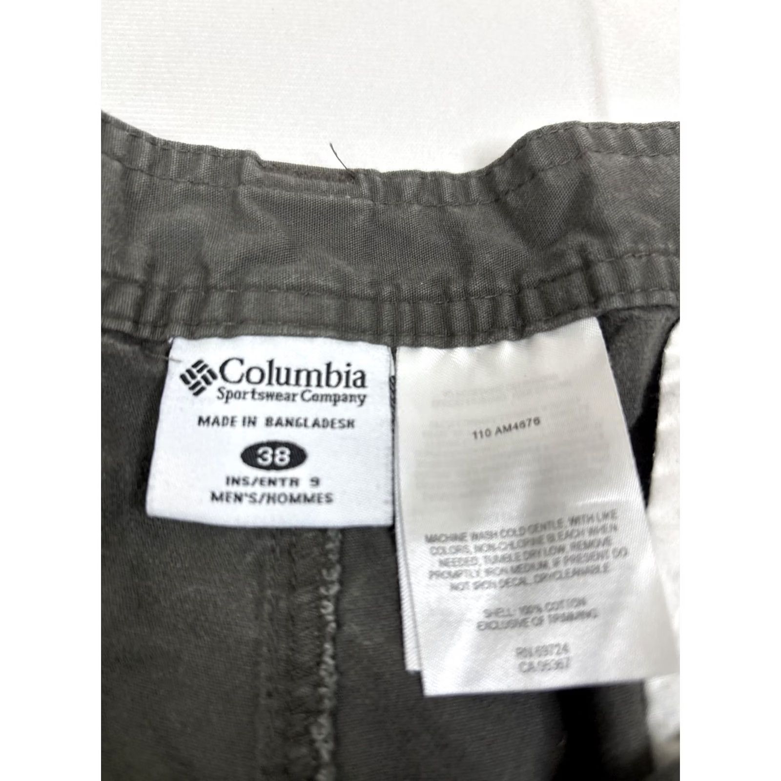Vintage Columbia Men’s Shorts 38 Gray Outdoor Hiking Fishing Cargo Pockets Size US 38 / EU 54 - 2 Thumbnail