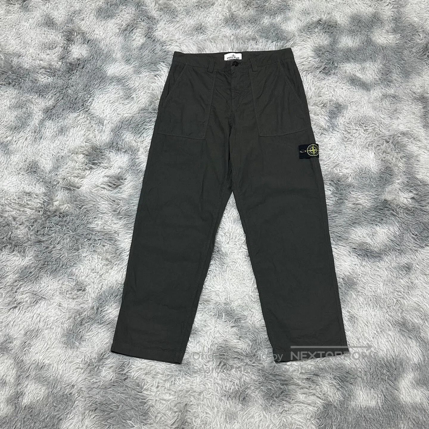 Stone Island Stone Island Canvas Straight-Leg Pants 25FW. Size US 30 / EU 46 - 1 Thumbnail