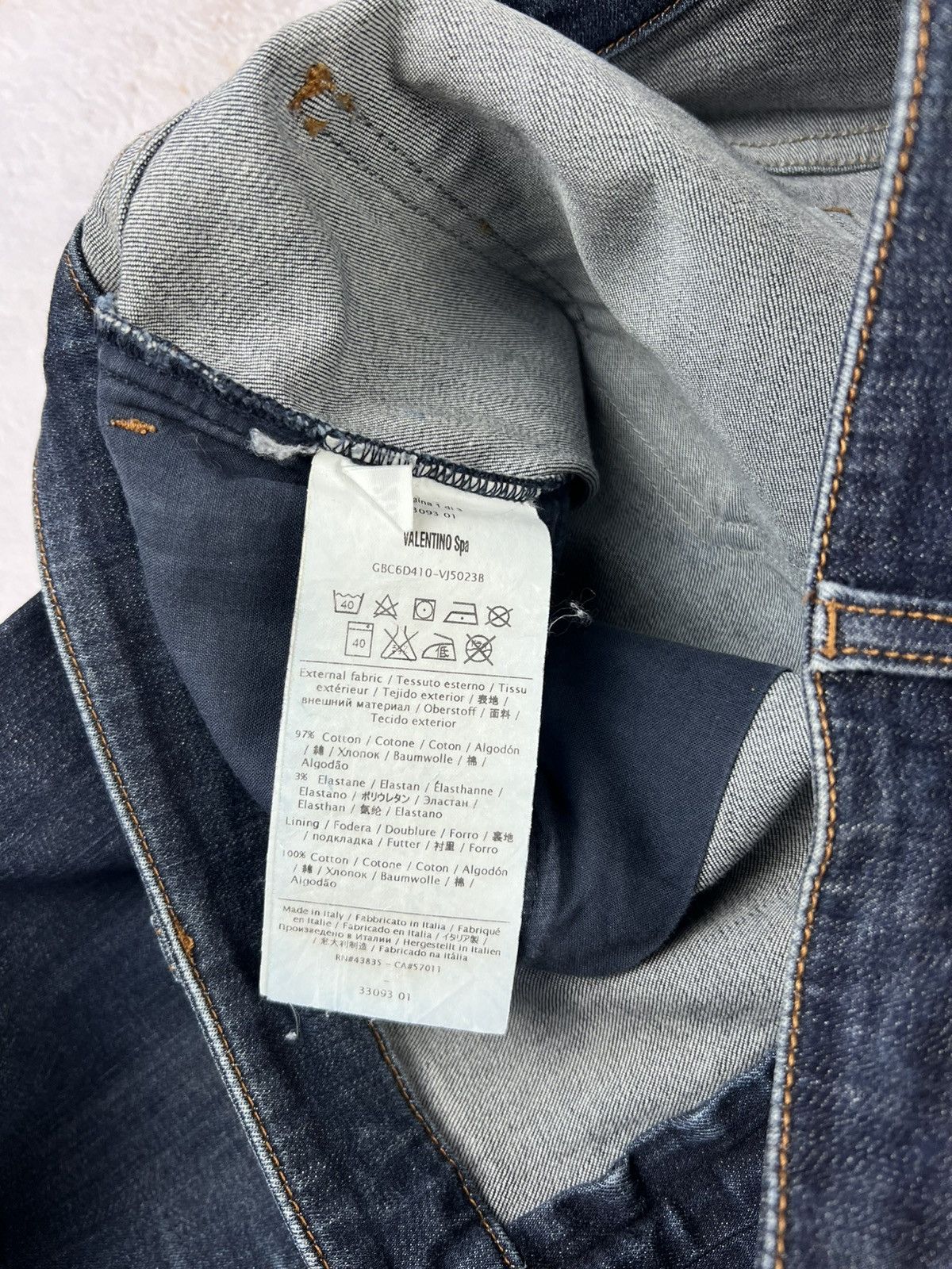 Valentino Avant Garde Luxury Valentino Denim Vintage Classic Style Y2k Size 28" / US 6 / IT 42 - 8 Thumbnail