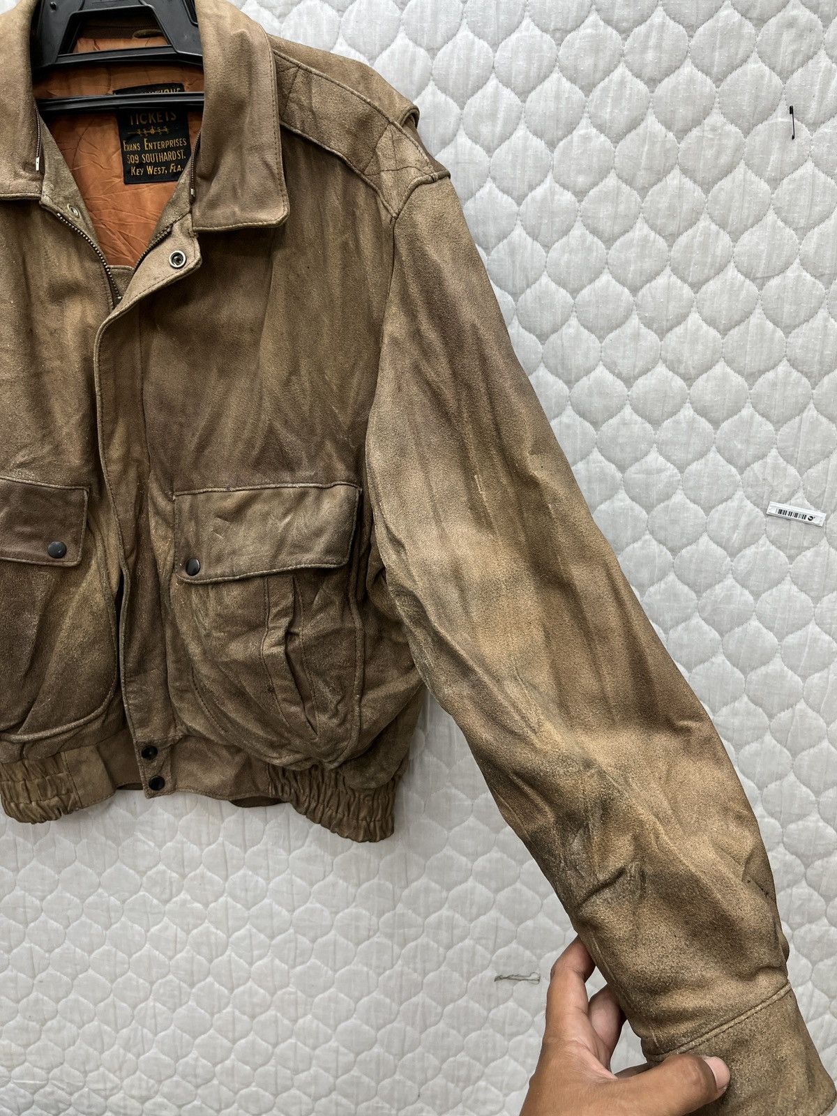 Genuine Leather 🔥🔥🔥STEALS VTG EVANS ENTERPRISE LEATHER JACKET Size US M / EU 48-50 / 2 - 11 Thumbnail