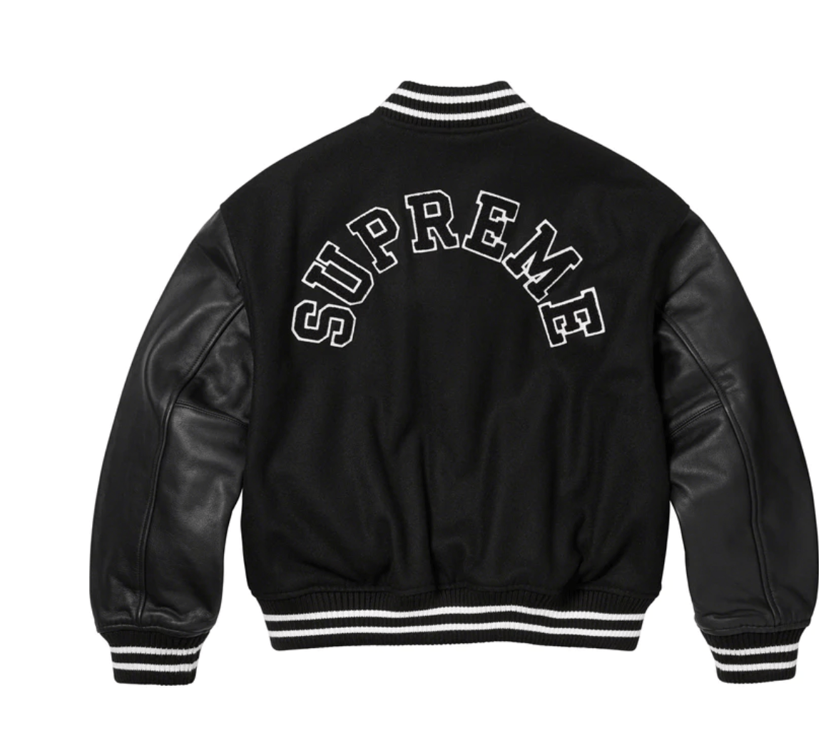 Supreme Tiger Varsity Jacket - Black Size US M / EU 48-50 / 2 - 3 Thumbnail