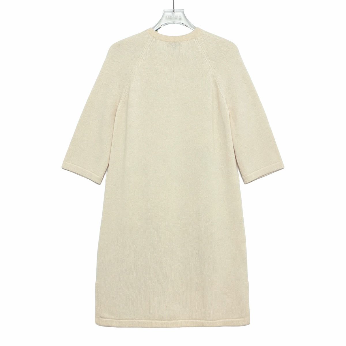 Chanel Chanel Solid Color Crew Neck Mid-sleeve Knitted Dress K26WX Size XXS / US 00 / IT 34 - 2 Thumbnail