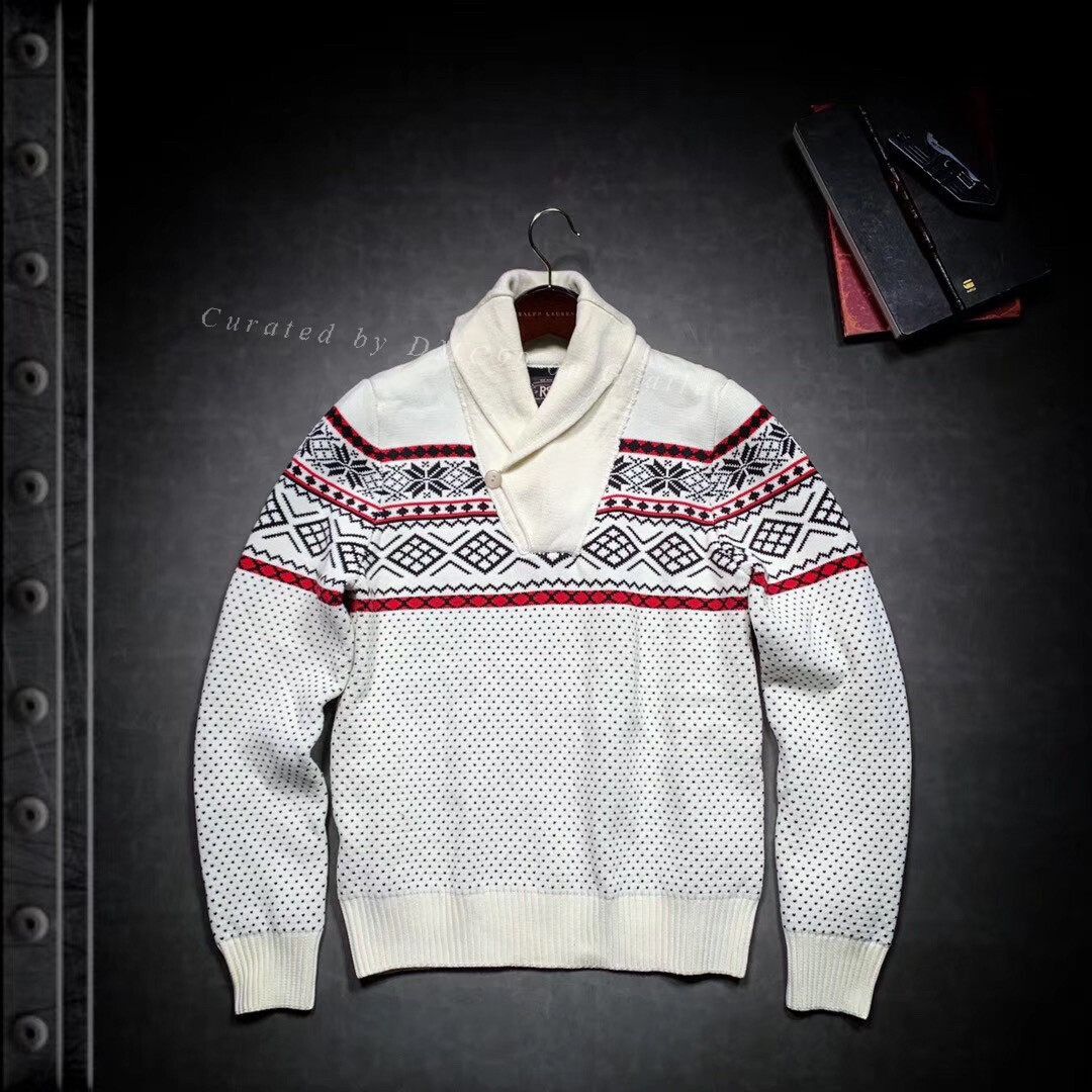 RRL Ralph Lauren RRL Double-Layer Thick Cotton Sweater Size US S / EU 44-46 / 1 - 1 Thumbnail