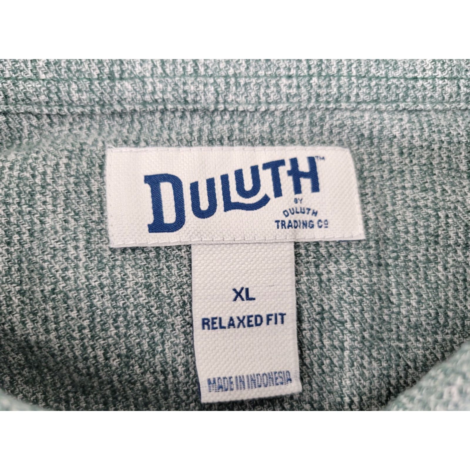 Vintage Duluth Mens XL Button-Up Long Sleeve Flannel Shirt Relaxed Fit Green Cotton Warm Work Outdoor Western Vintage: No Size US XL / EU 56 / 4 - 8 Thumbnail