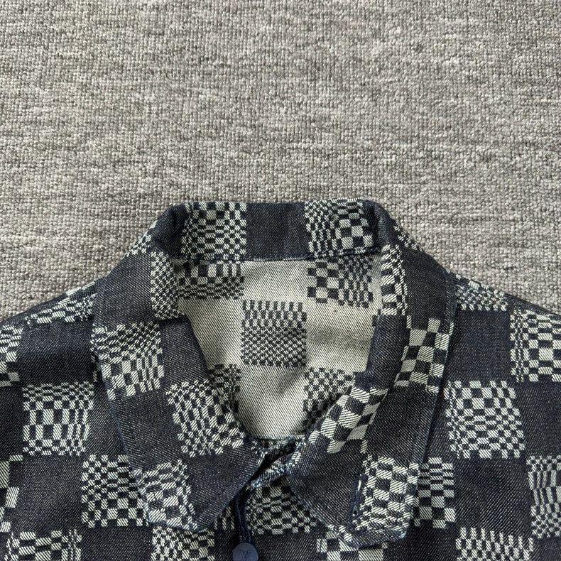 Louis Vuitton Louis Vuitton Checkerboard denim jacket 2502-Nextarrow Size US L / EU 52-54 / 3 - 2 Thumbnail