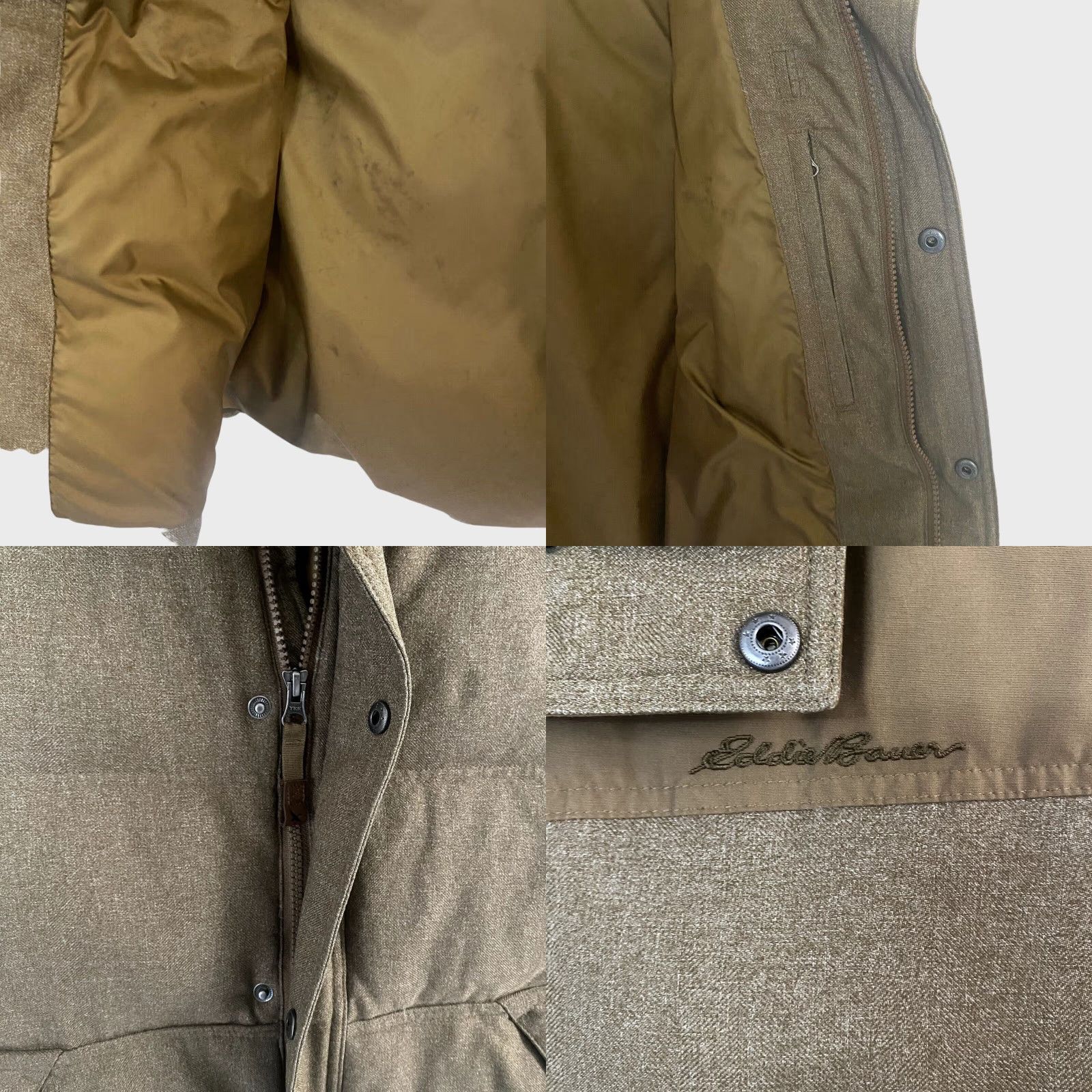 Eddie Bauer Eddie Bauer Down Insulated Puffer Vest Sherpa Collared Brown Pockets Mens XL Size US XL / EU 56 / 4 - 8 Thumbnail