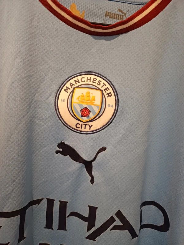 Puma Puma Manchester City 2022/23 home jersey Size US M / EU 48-50 / 2 - 3 Thumbnail