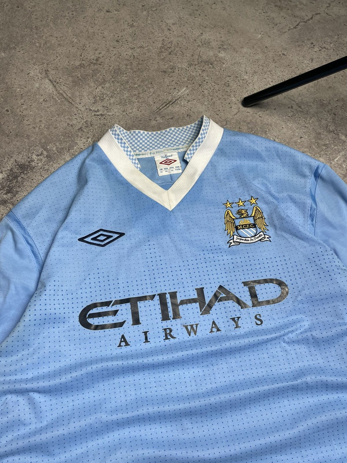 Umbro Rare2011 Manchester City Umbro Jersey Long Sleeve #4 KOMPANY Size US L / EU 52-54 / 3 - 3 Thumbnail