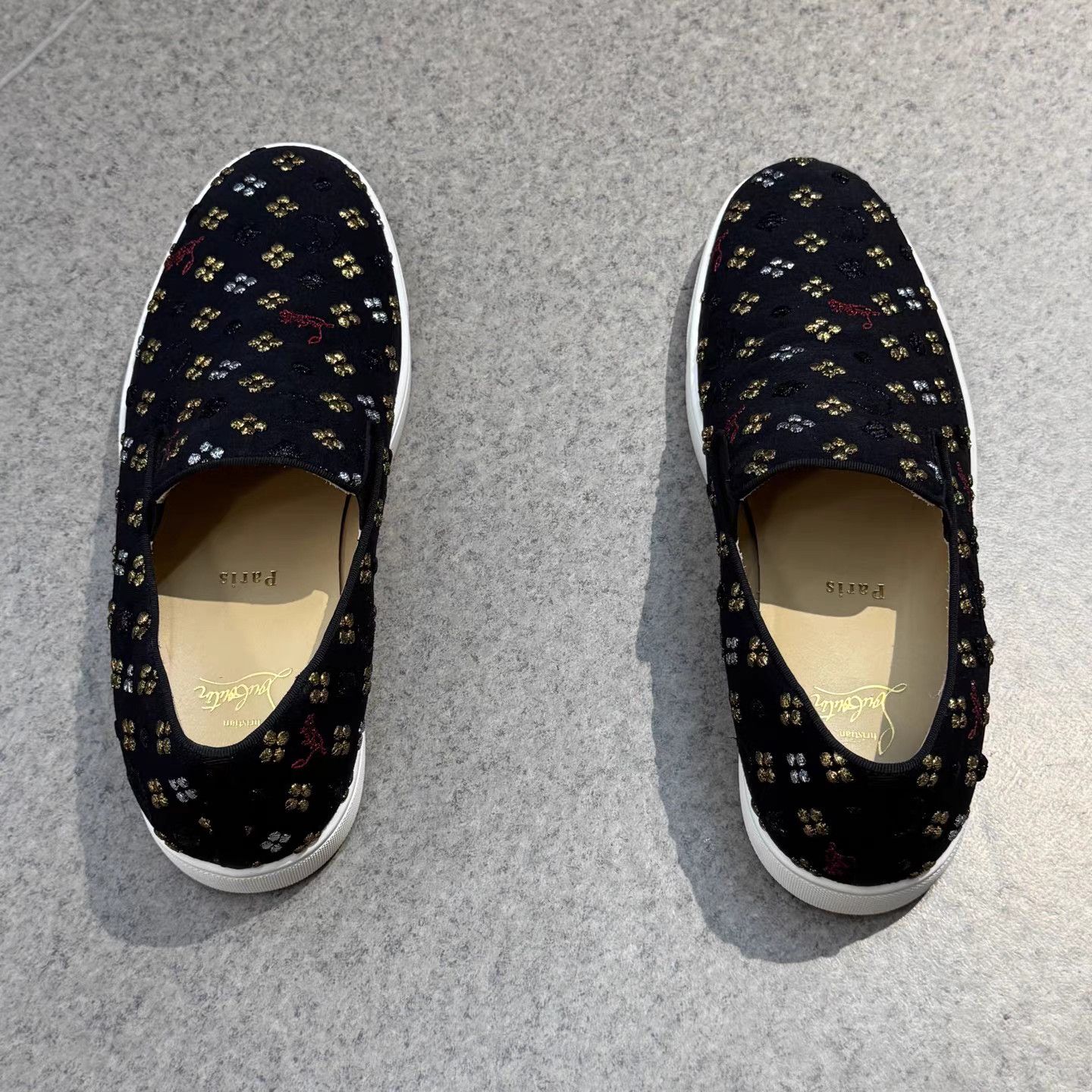 Christian Louboutin Christian Louboutin Monogram Red Sole Slip-On K15 Size US 11 / EU 44 - 8 Thumbnail