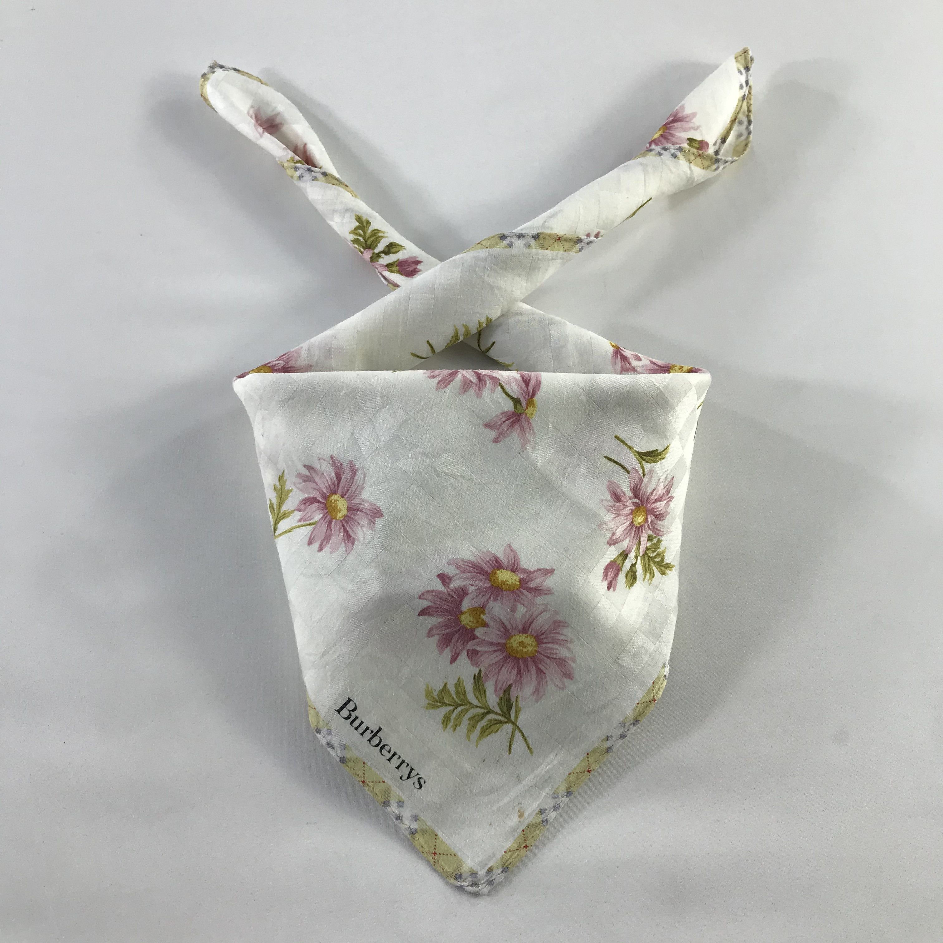 Burberry × Vintage Burberry Bandana / Handkerchief / Neckerchief - S1141 Size ONE SIZE - 3 Thumbnail
