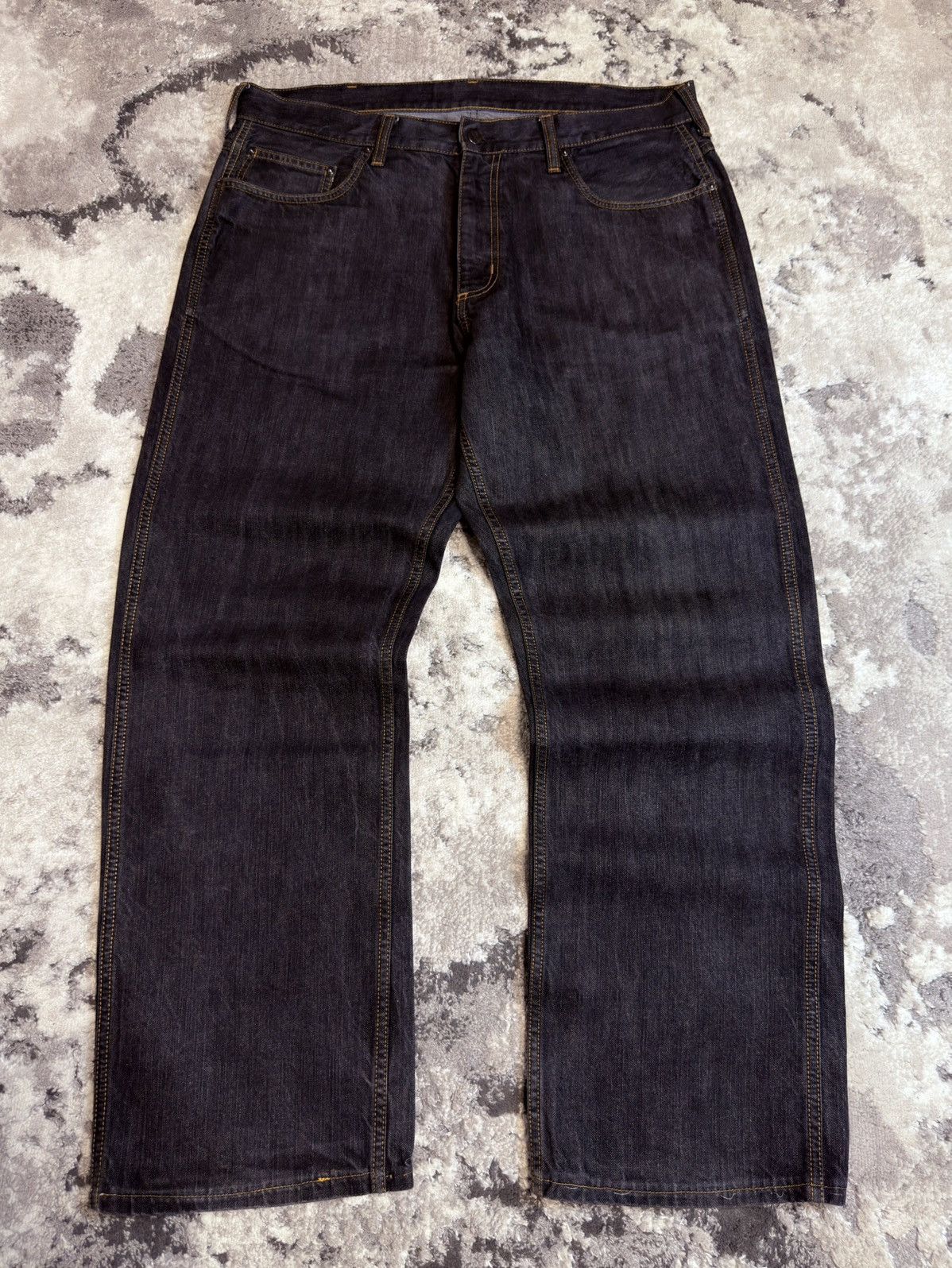 Carhartt Vintage Carhartt Wide Leg Jeans Japanese Hedi 424 CDG RRL Size US 34 / EU 50 - 7 Thumbnail