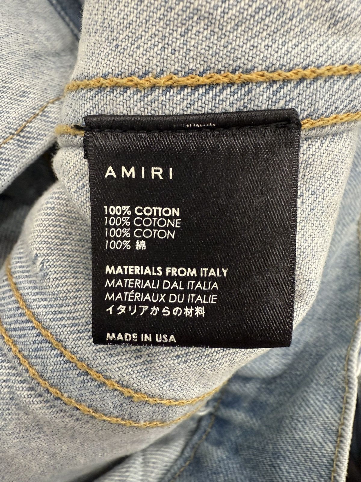 Amiri Amiri Dragon City Denim Jacket Size US L / EU 52-54 / 3 - 8 Thumbnail