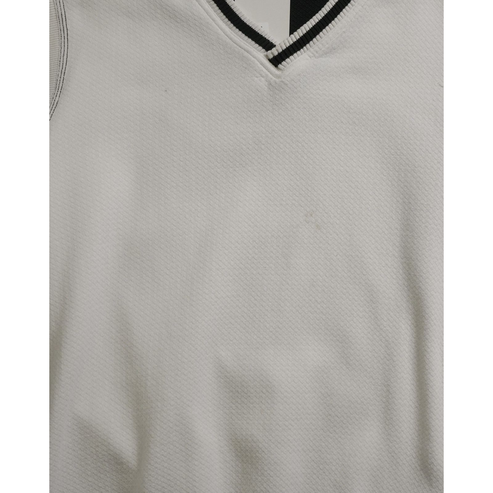 Fila Vintage 90s Fila White Regular Sweater Vest - Men's Medium Size US M / EU 48-50 / 2 - 4 Thumbnail