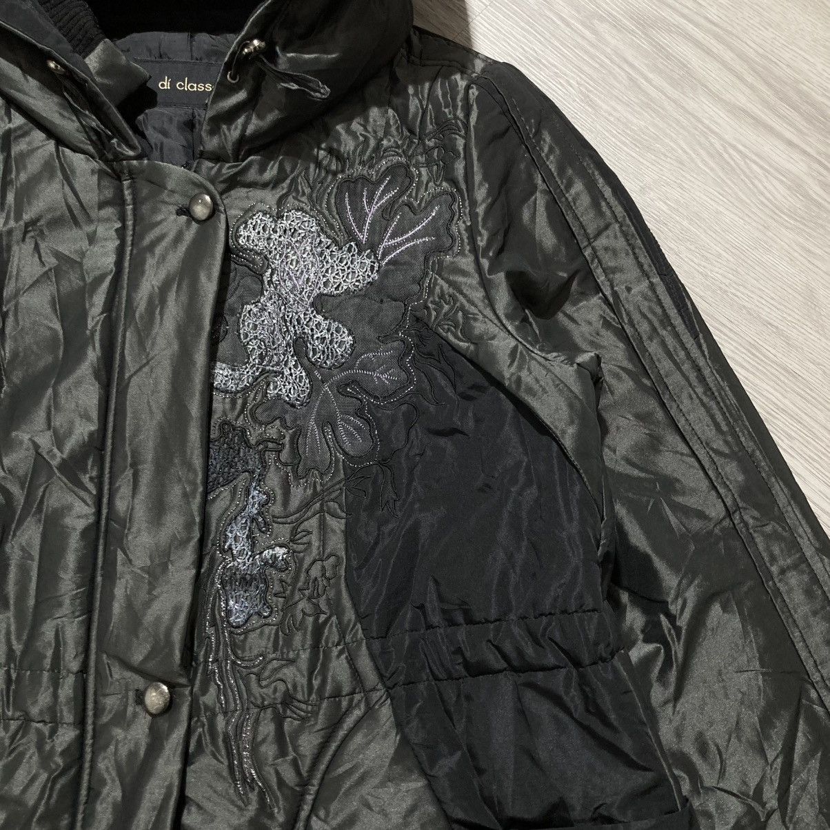 Japanese Brand 2000s Di Classe Flowers Graphic Puffer Jacket Beauty Beast Size US S / EU 44-46 / 1 - 5 Thumbnail